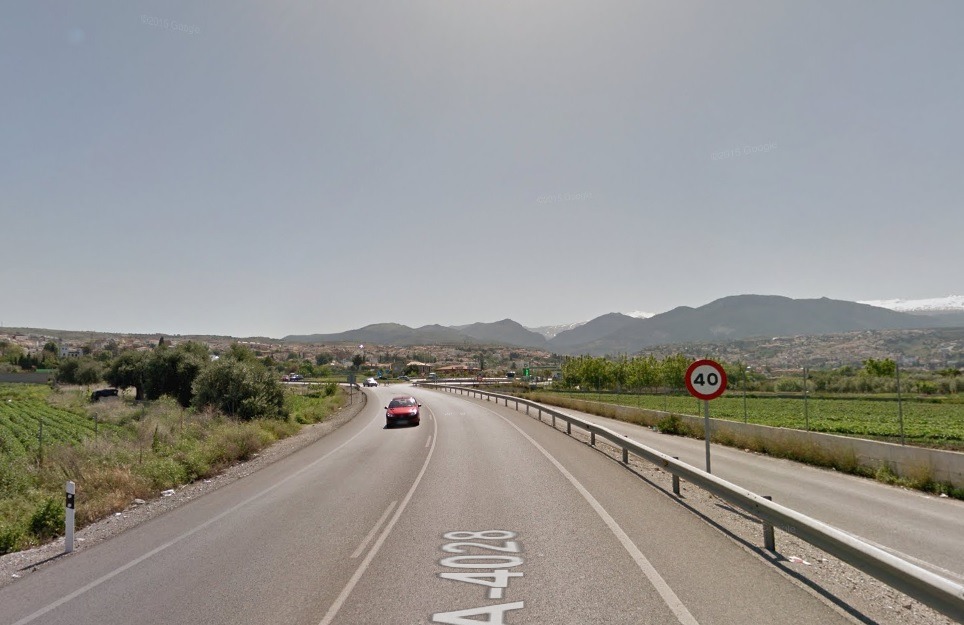 Izquierda Unida denuncia «falta de seguridad» en la A-4028, la carretera que une Granada con la Mancomunidad del Río Monachil