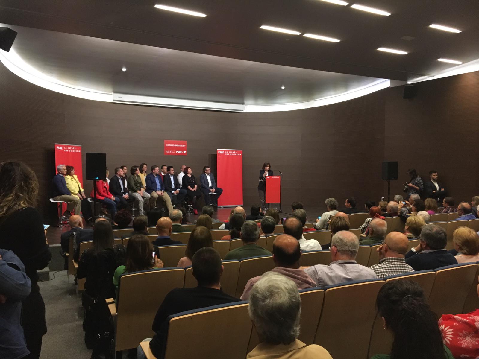 El PSOE ha presentado a sus candidatos al Congreso y Senado para las elecciones generales del 26 de Abril