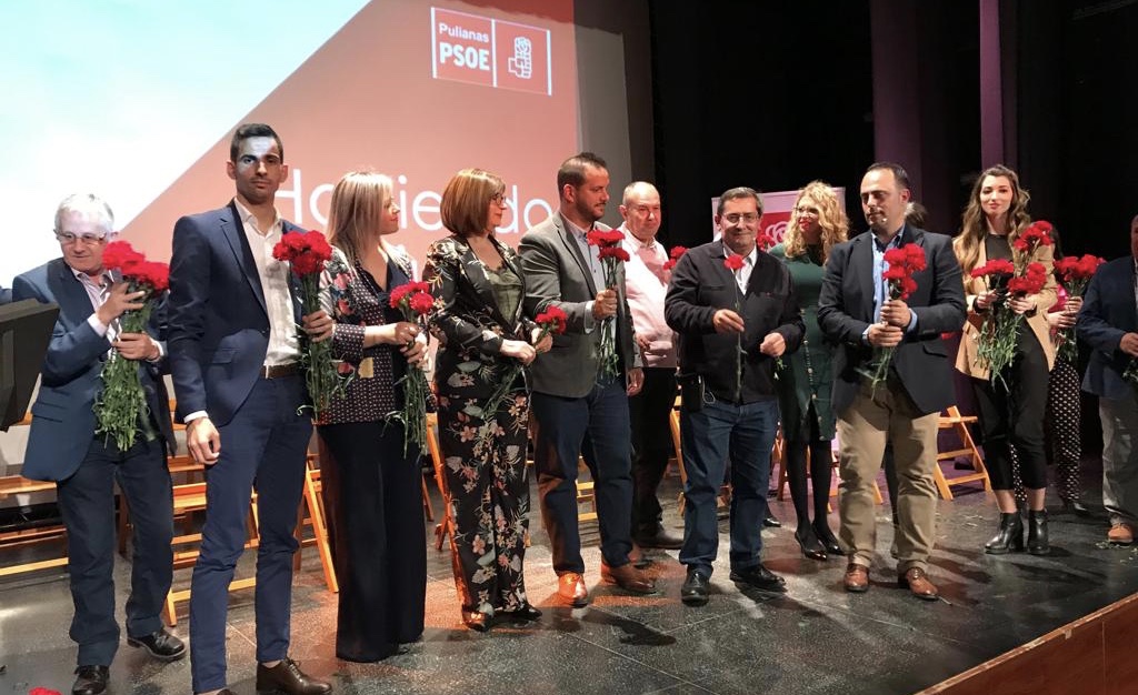 El PSOE de Pulianas presenta una candidatura “con las máximas garantías para seguir mejorando y dinamizando el municipio”