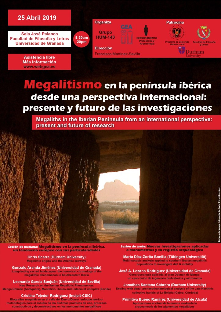 Expertos abordan en Granada las últimas investigaciones sobre construcciones megalíticas en la Península Ibérica