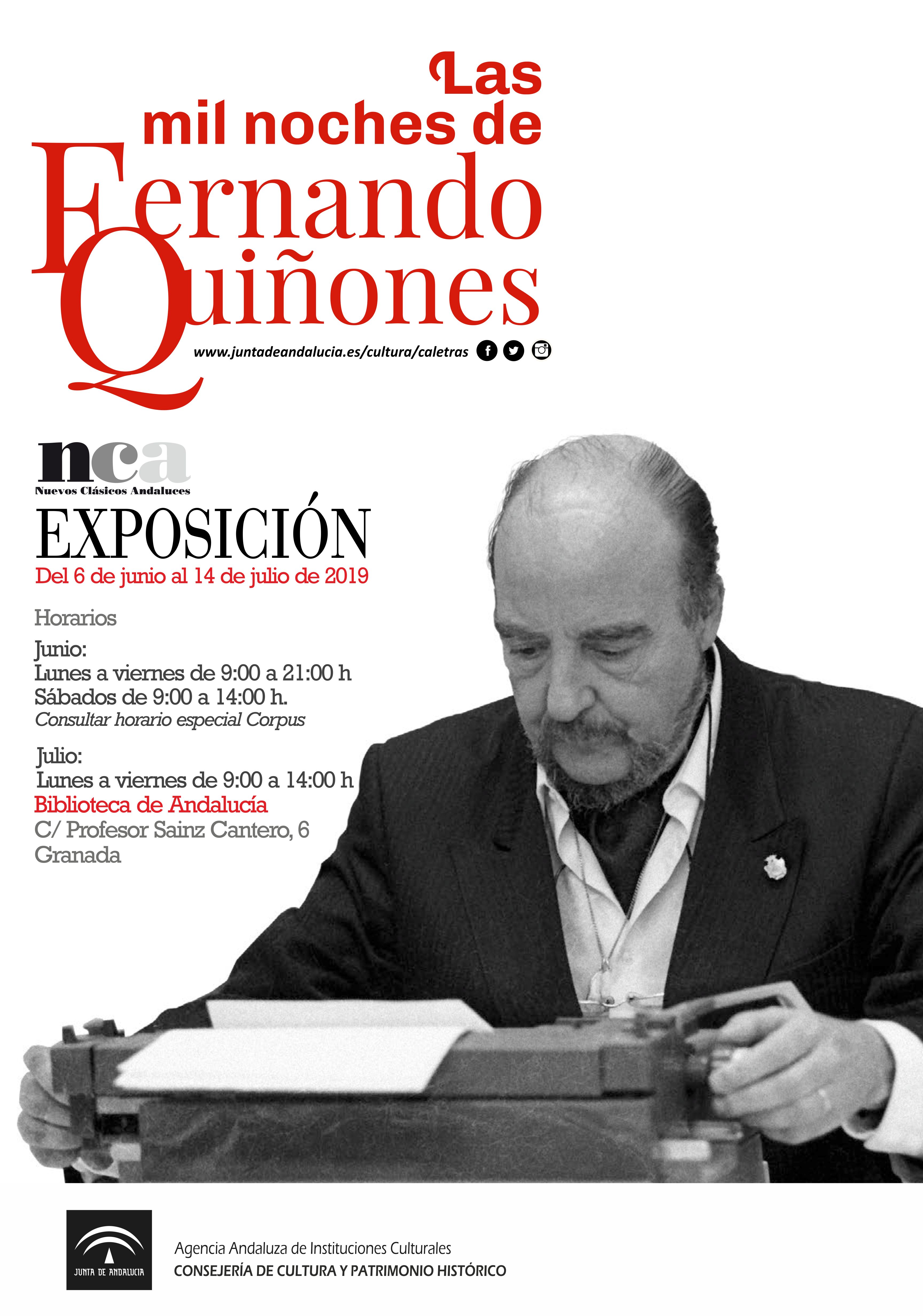 Granada recibe la exposición ‘Las mil noches de Fernando Quiñones’