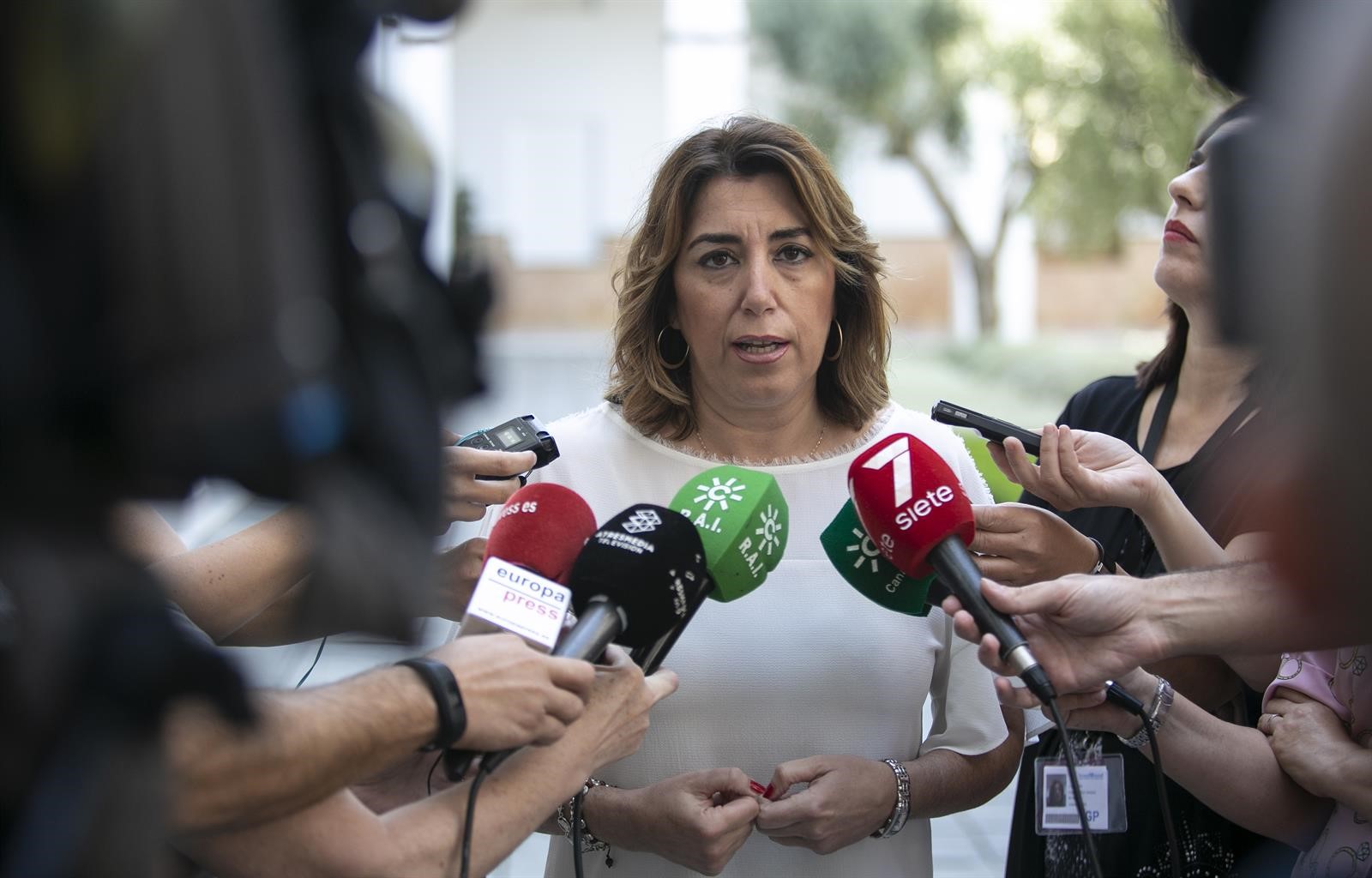 Susana Díaz reprocha a Moreno, «confidente» de Candel, que no haya «abierto la boca» tras la condena