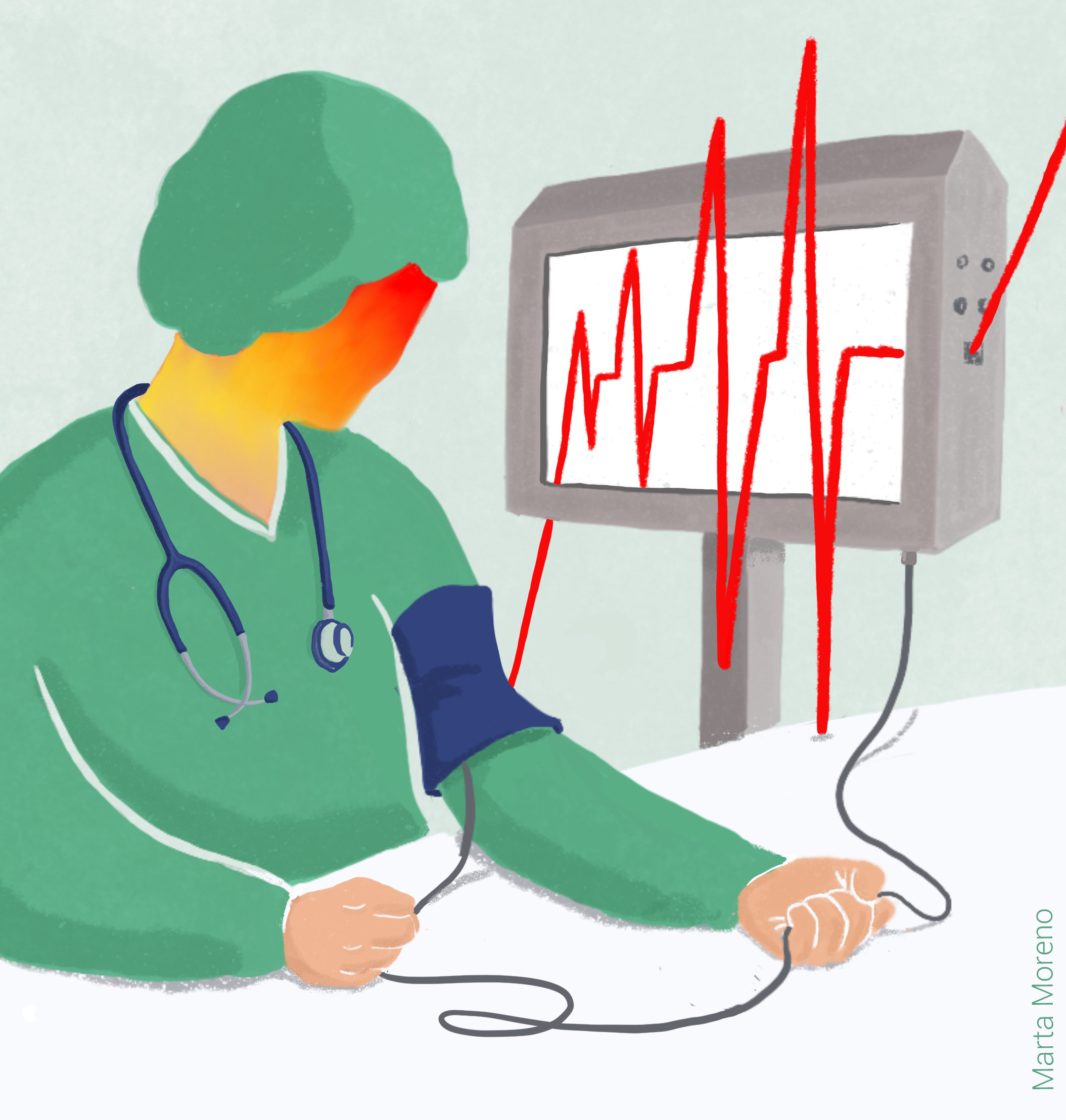 Casi el 40% del personal de enfermería del SAS tiene niveles altos del Síndrome de Burnout