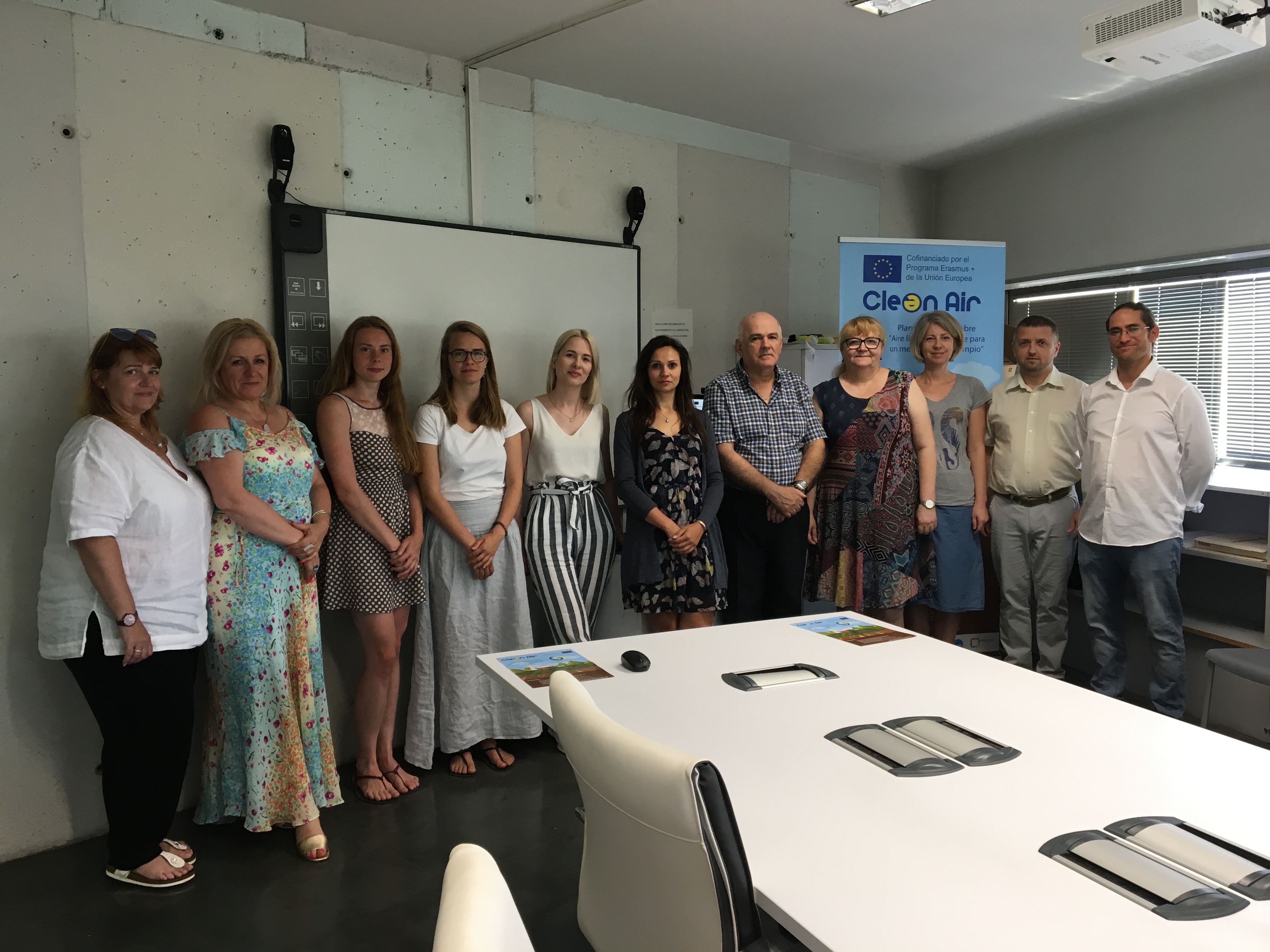 Socios europeos de ‘Clean Air’ se reúnen en Granada para desarrollar iniciativas sobre la calidad del aire