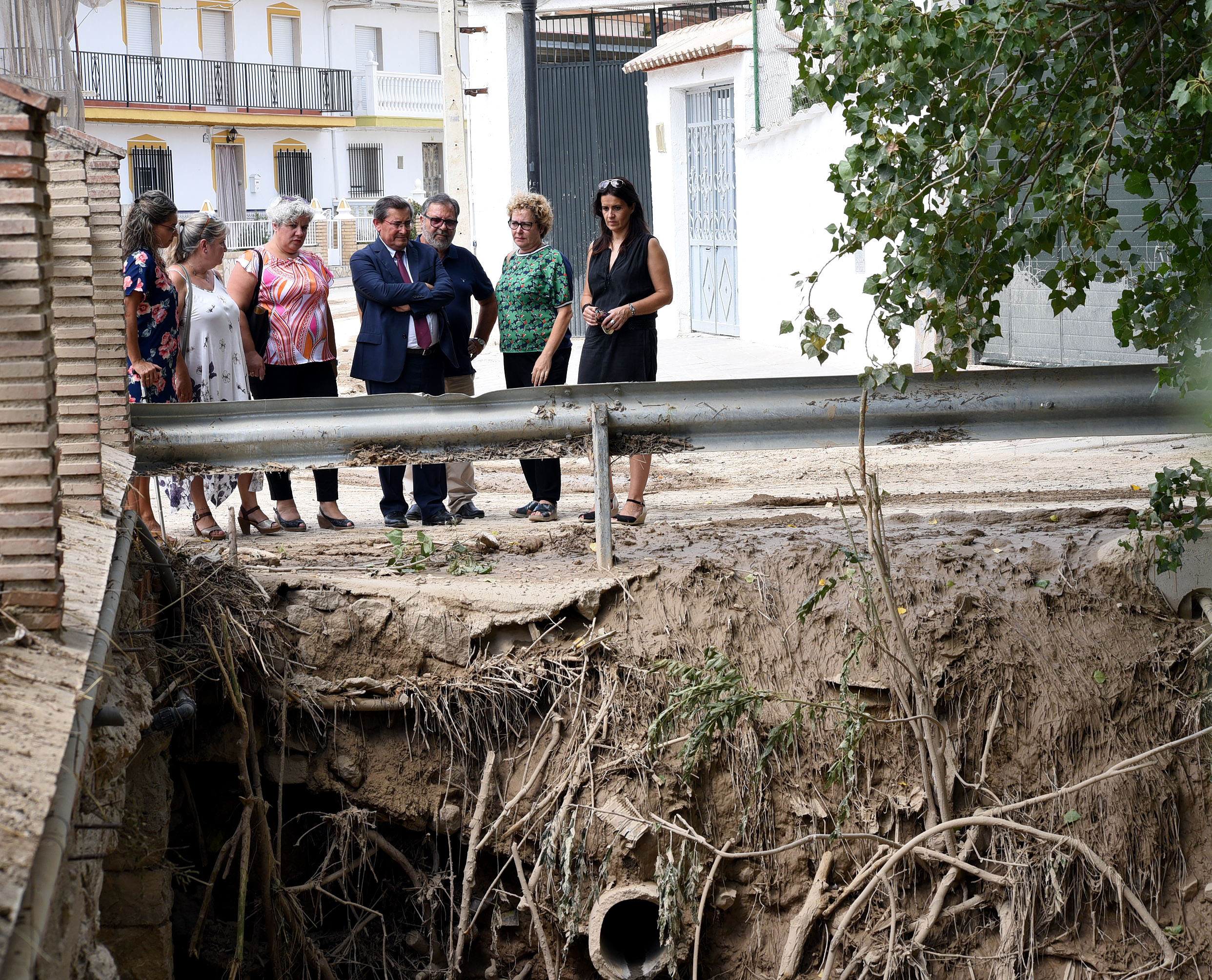 La Diputación promete ayudas para los municipios dañados por las inundaciones