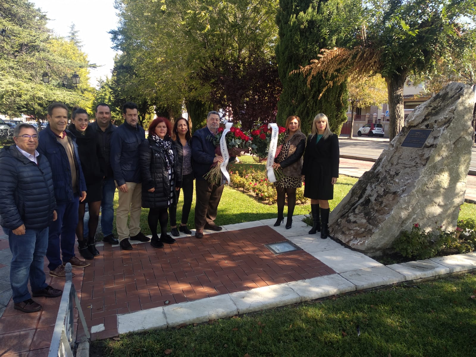 El PSOE recuerda a las víctimas del franquismo en Armilla con motivo de la exhumación de Franco