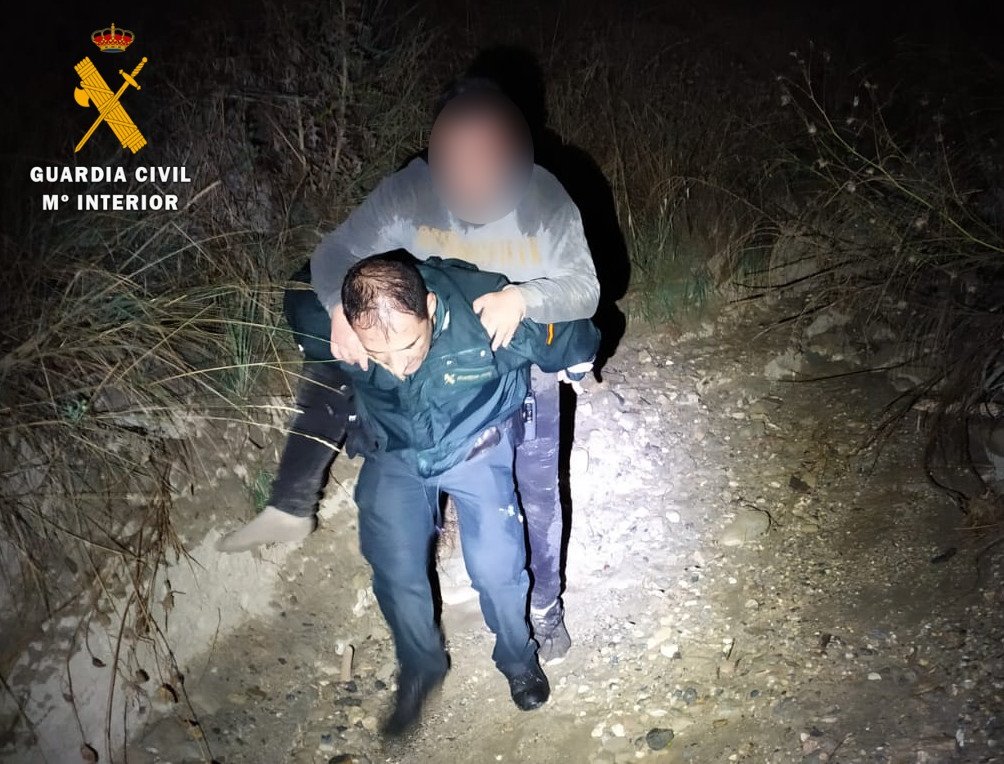 La Guardia Civil rescata a un joven que se perdió cerca de un cortijo