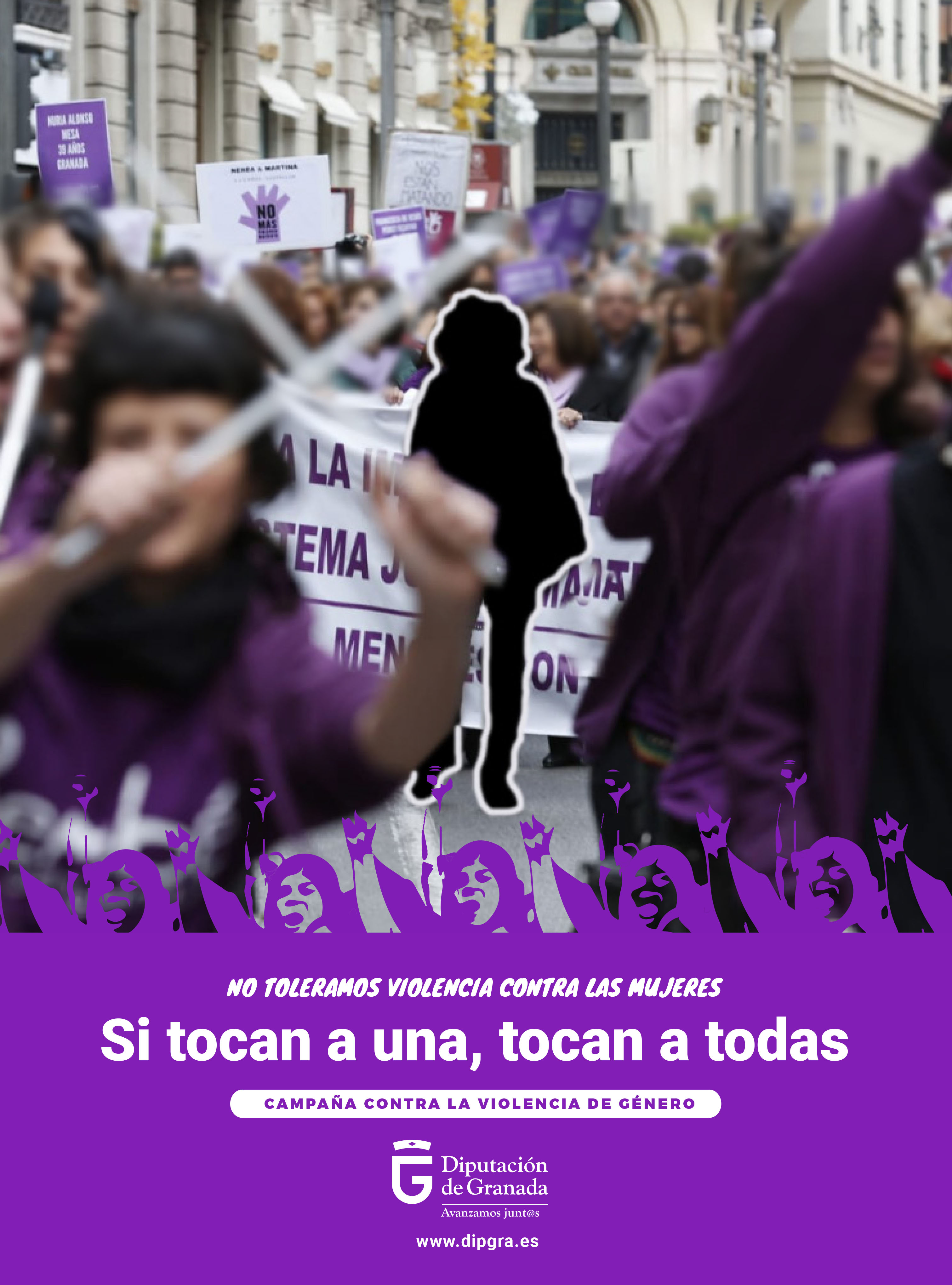 La Diputación lanza una campaña del 25N bajo el lema ‘Si tocan a una, tocan a todas’