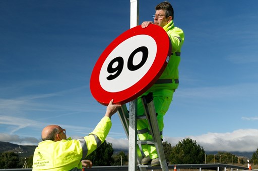 Prohibido circular a más de 90 Km/h en la circunvalación desde el domingo