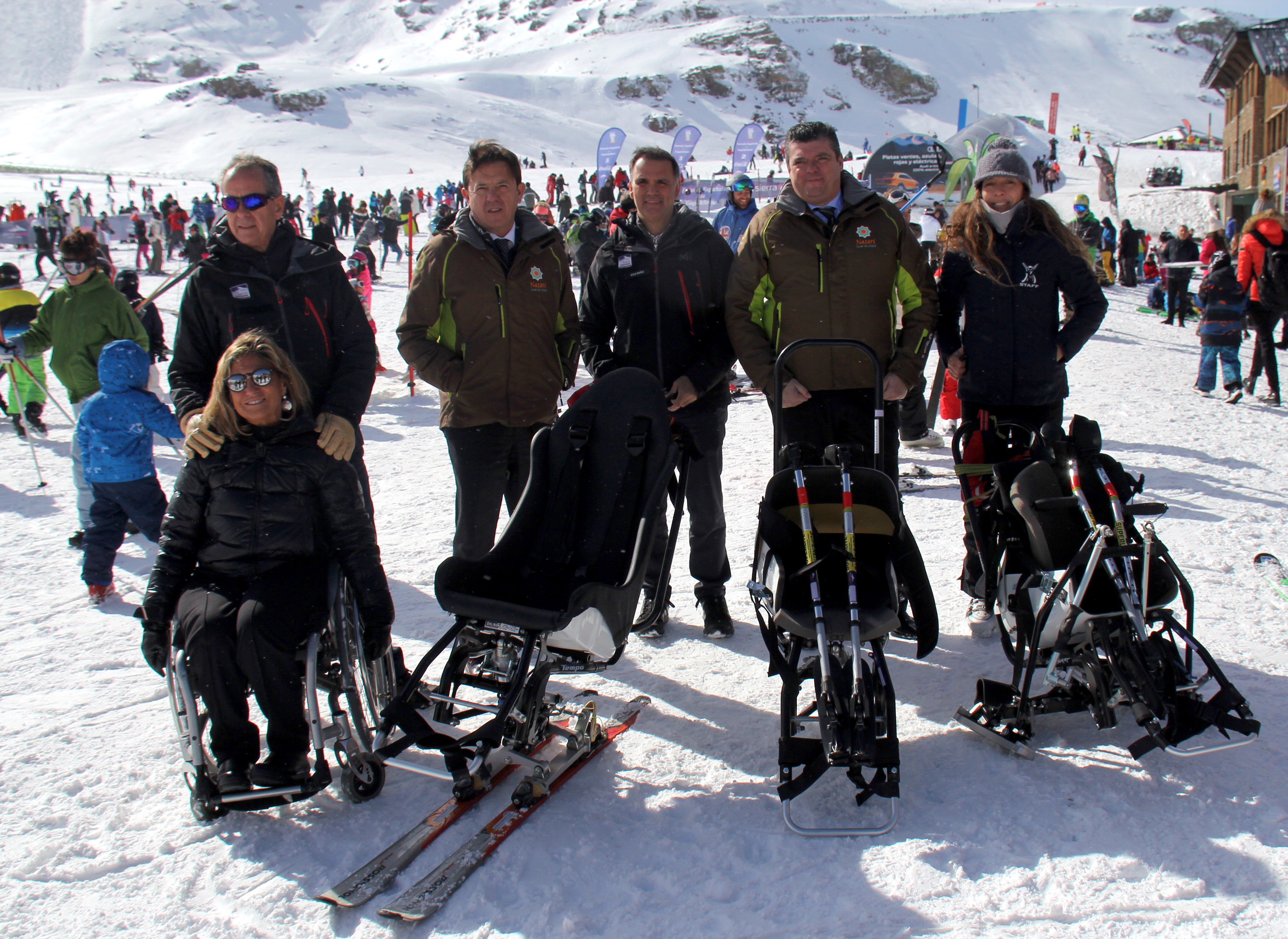Sierra Nevada cuenta ya con tres nuevos equipos de esquí para discapacitados