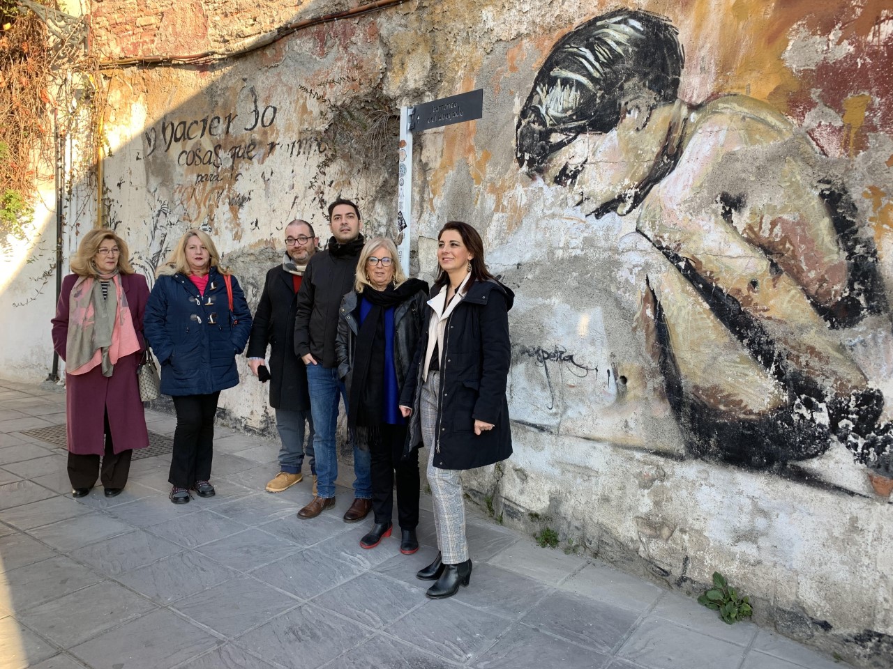 El PSOE pide al equipo de gobierno protección para las obras grafiteadas del Niño de las Pinturas del Realejo