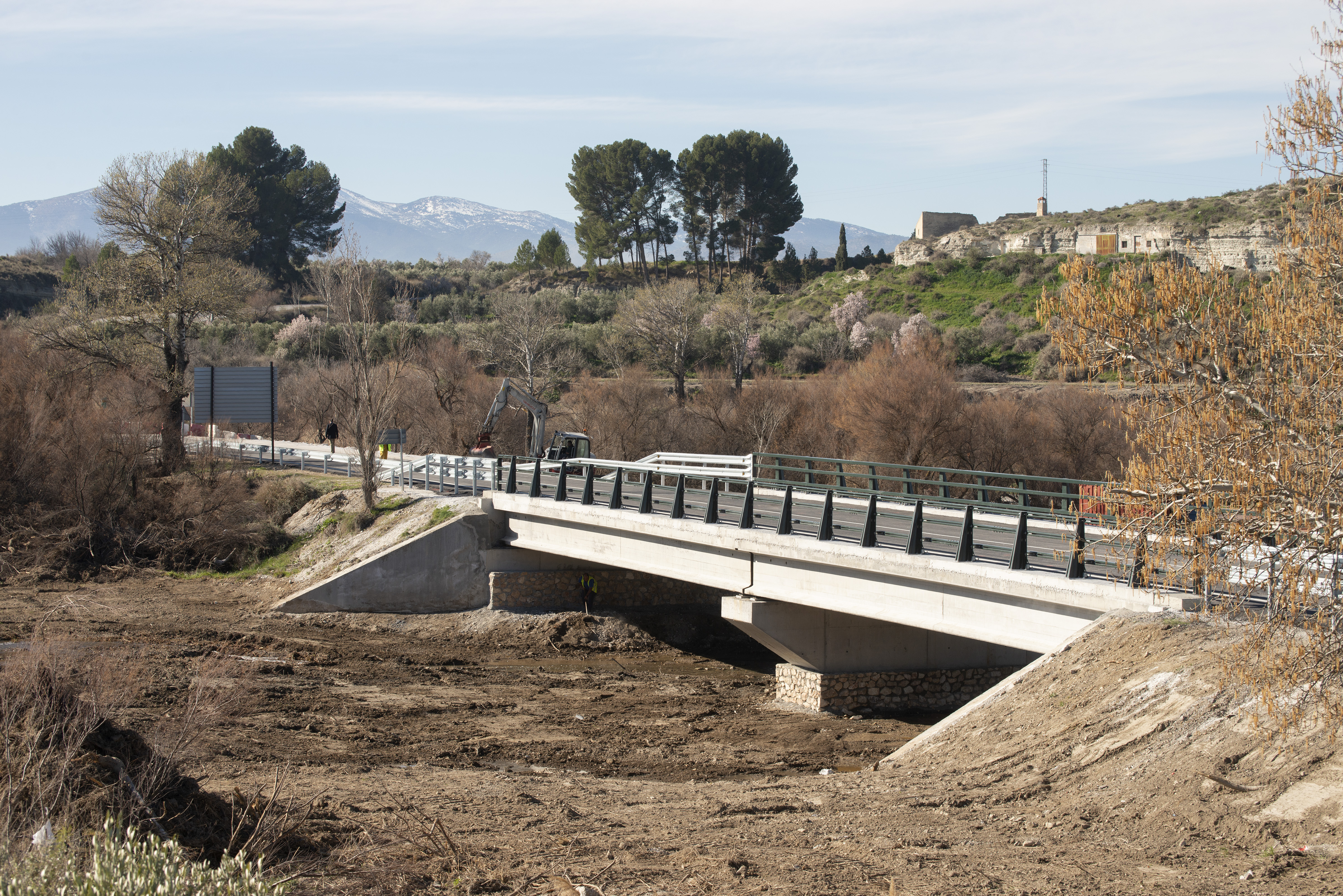 Jocon Infraestructuras reconstruye el puente de Benamaurel que se llevó la DANA en solo tres meses y tres semanas