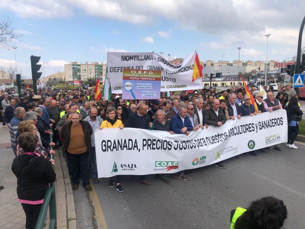 Unos 300 manifestantes cortan el tráfico en el centro y Camino de Ronda