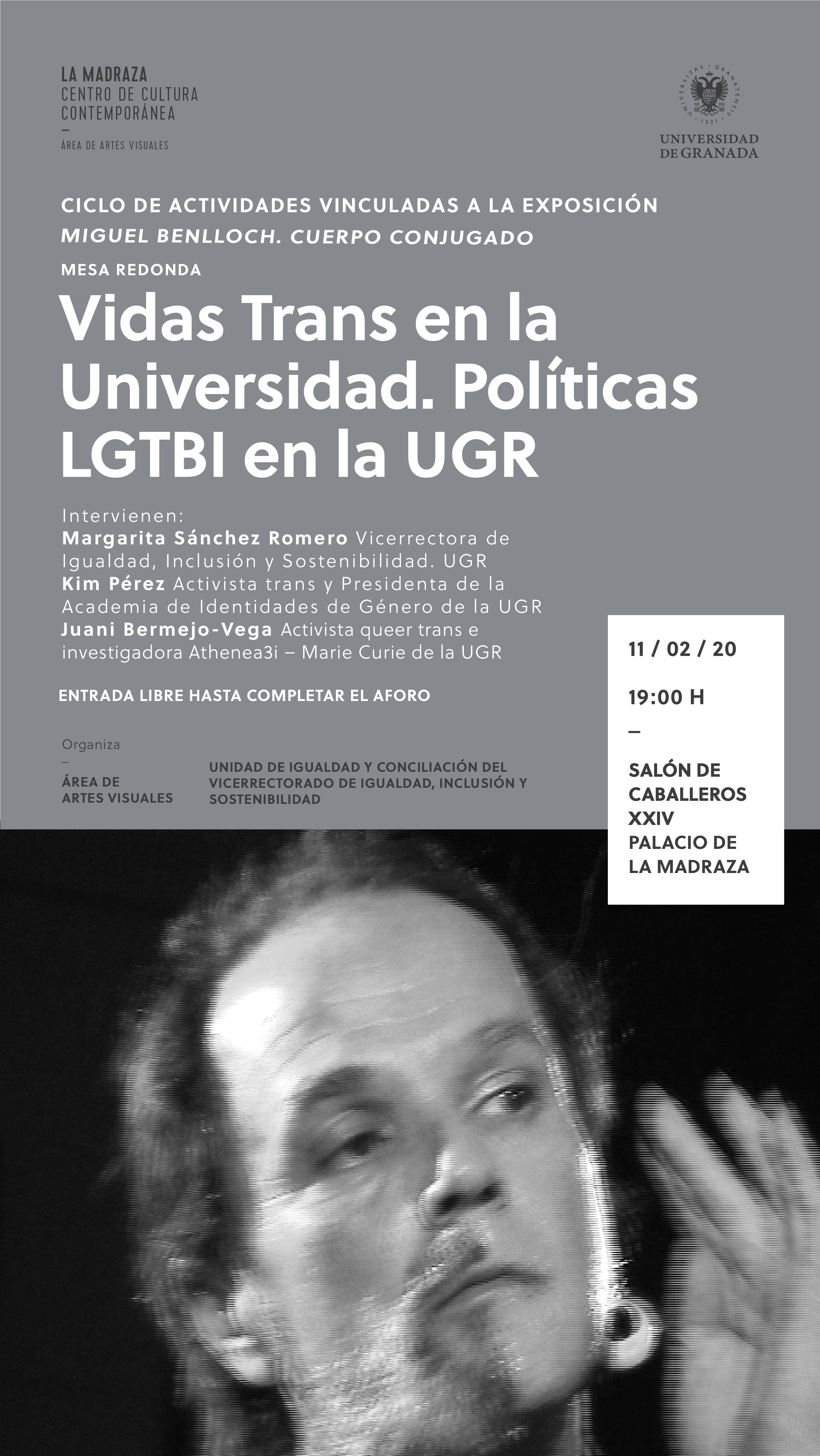 Mesa redonda sobre ‘Vidas trans en la Universidad. Políticas LGTBI en la UGR’