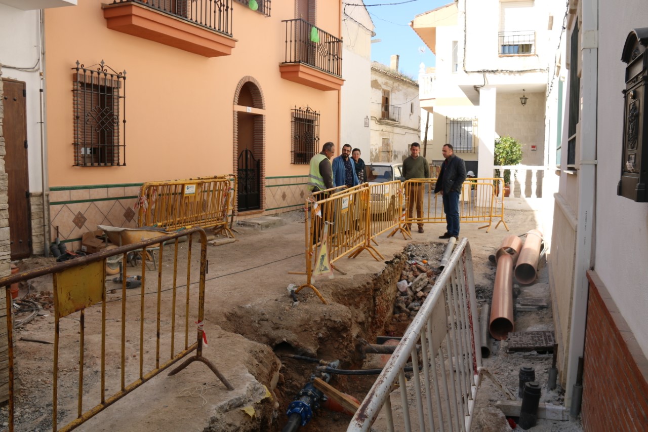 Las obras de calle Oriental de Alhendín completan la renovación integral del barrio de Plaza del Álamo