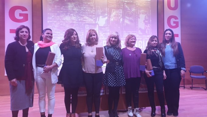 UGT-A entrega en Granada los Premios  ‘Luchadoras’ a cuatro mujeres por su defensa de la igualdad y los derechos de las trabajadoras
