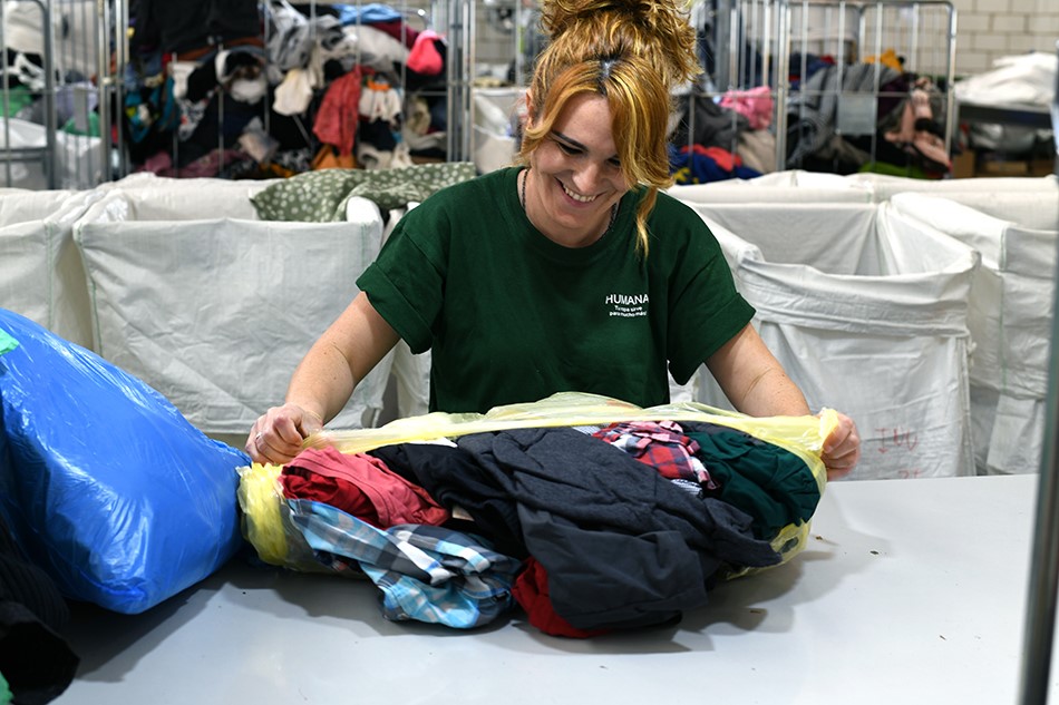 Humana recupera más de 217 toneladas de textil en la provincia de Granada
