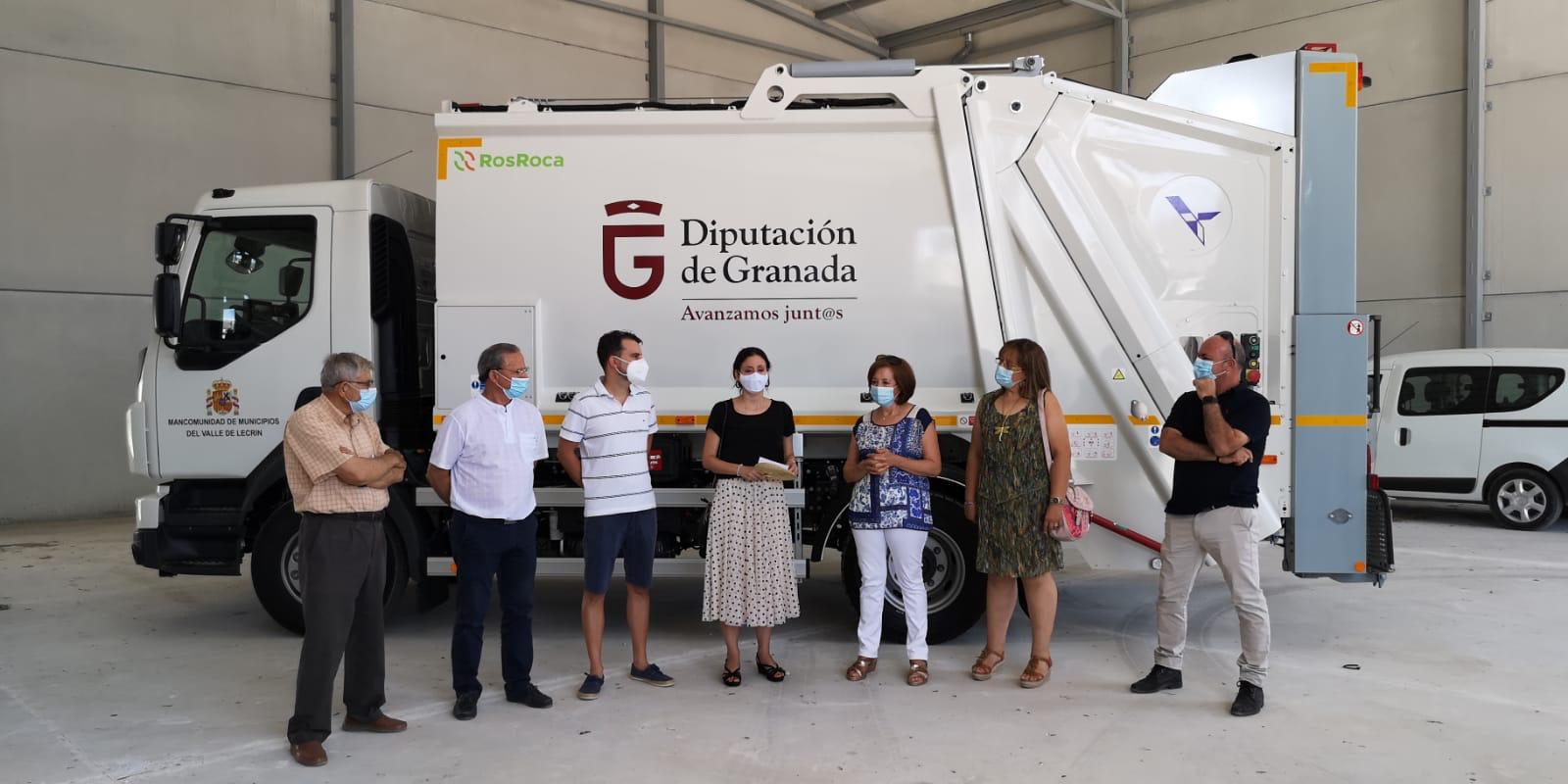 El Valle de Lecrín pone en servicio un nuevo vehículo de gran capacidad para la recogida de residuos