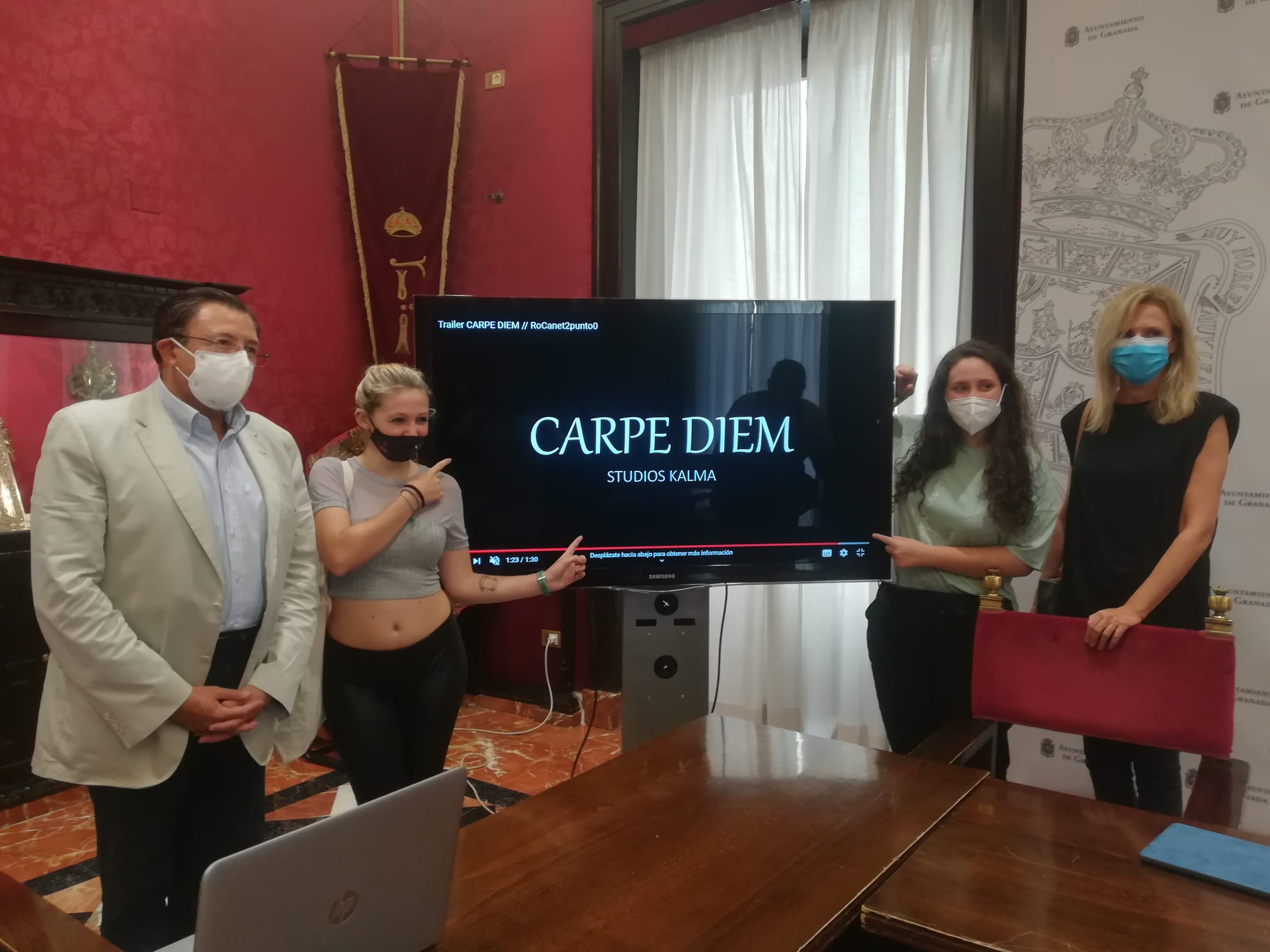El Ayuntamiento presenta el corto «Carpe Diem» de Rocío Canet