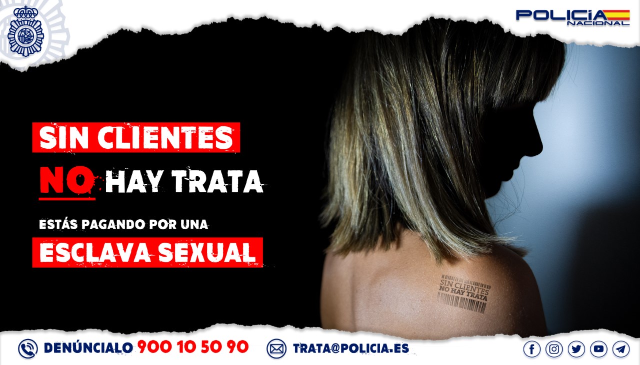 La Policía Nacional lanza un vídeo dirigido al consumidor de prostitución: “Si eres cliente, pagas su esclavitud”