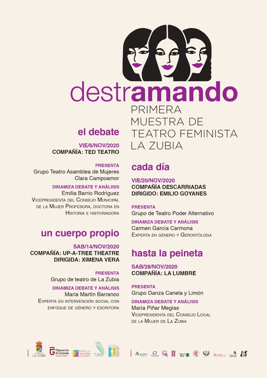 “Destramando”: primera Muestra de Teatro Feminista de La Zubia “Destramando”: primera Muestra de Teatro Feminista de La Zubia
