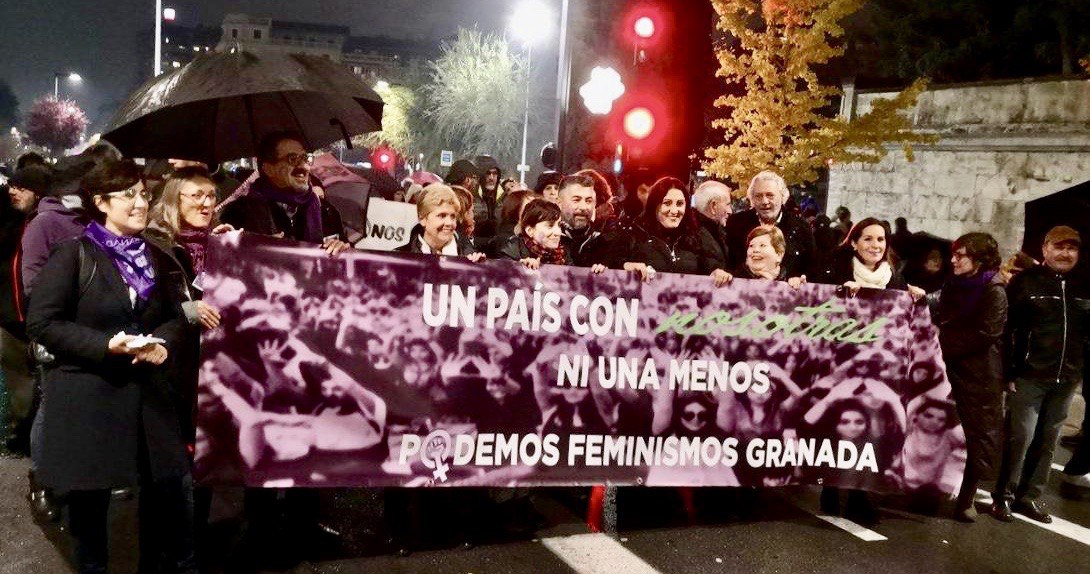 Podemos Granada reivindica los avances del Gobierno central para afianzar el Pacto de Estado contra la Violencia de Género