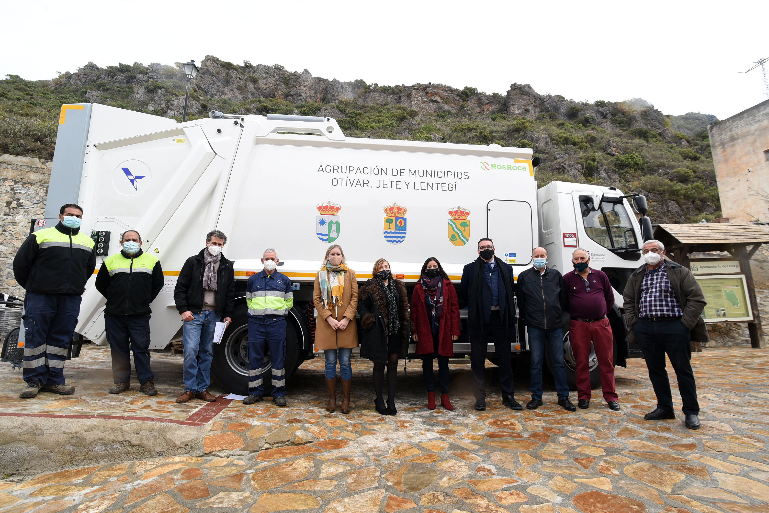 Jete, Otívar y Lentegí incorporan un nuevo vehículo de recogida de residuos