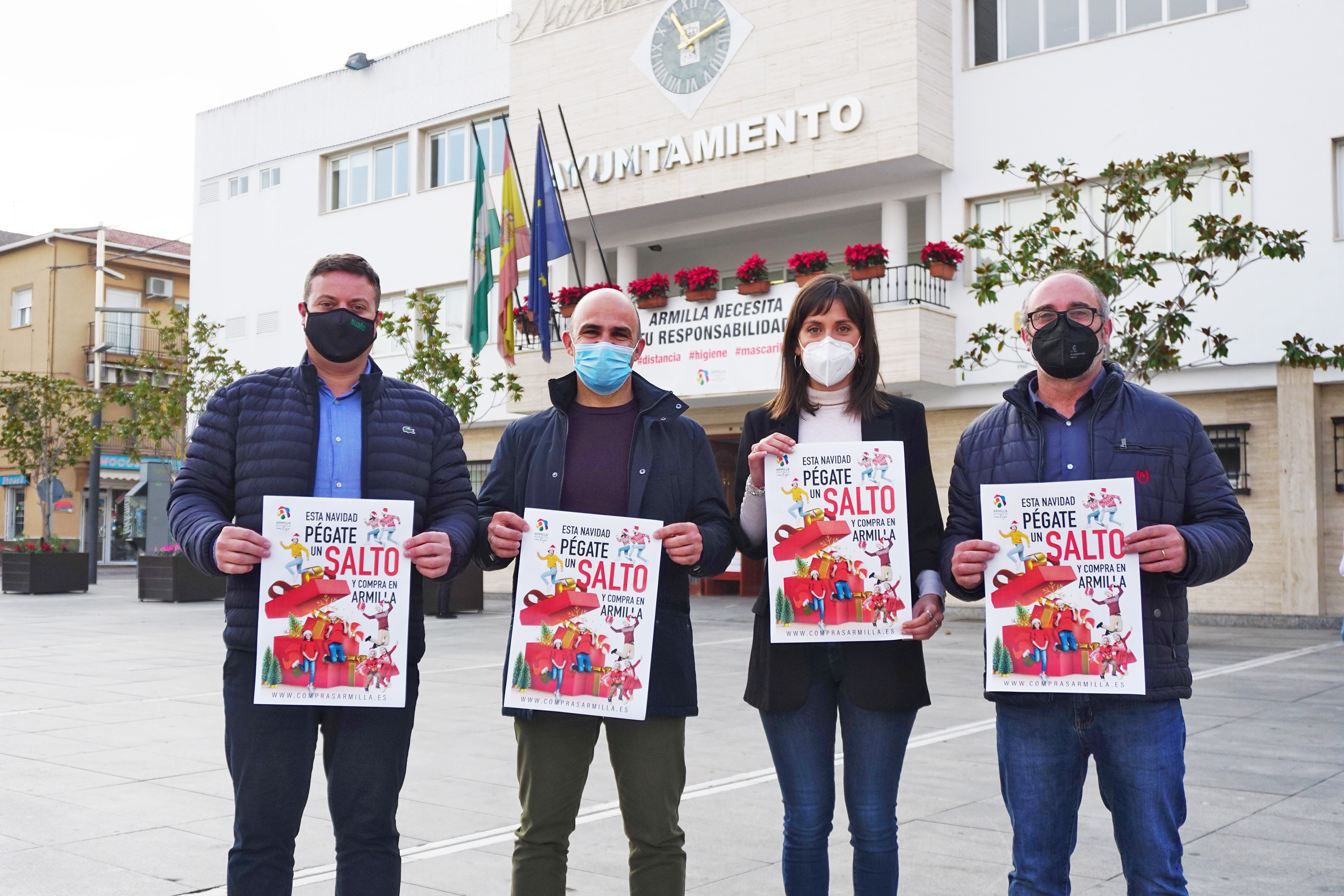 “Esta Navidad pégate un salto y compra en Armilla”, campaña municipal en apoyo al comercio local “Esta Navidad pégate un salto y compra en Armilla”, campaña municipal en apoyo al comercio local