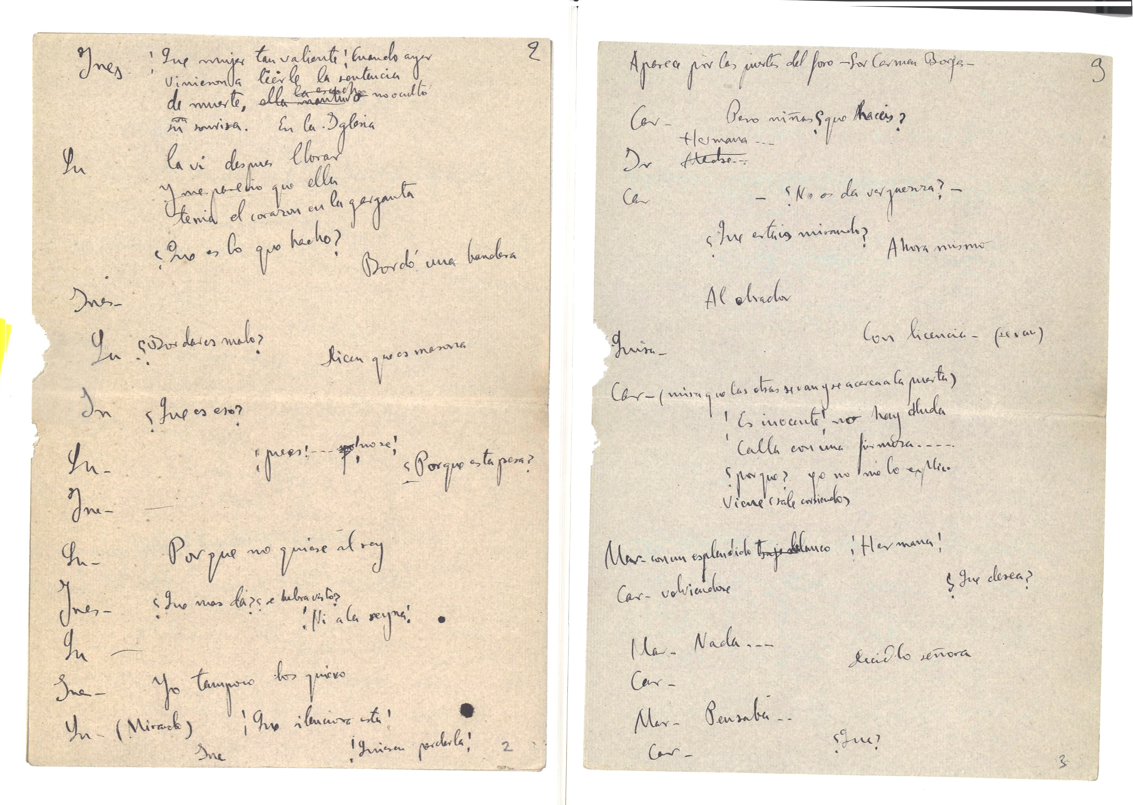 Editan un libro con páginas manuscritas de Lorca y documentos sobre su obra “Mariana Pineda”