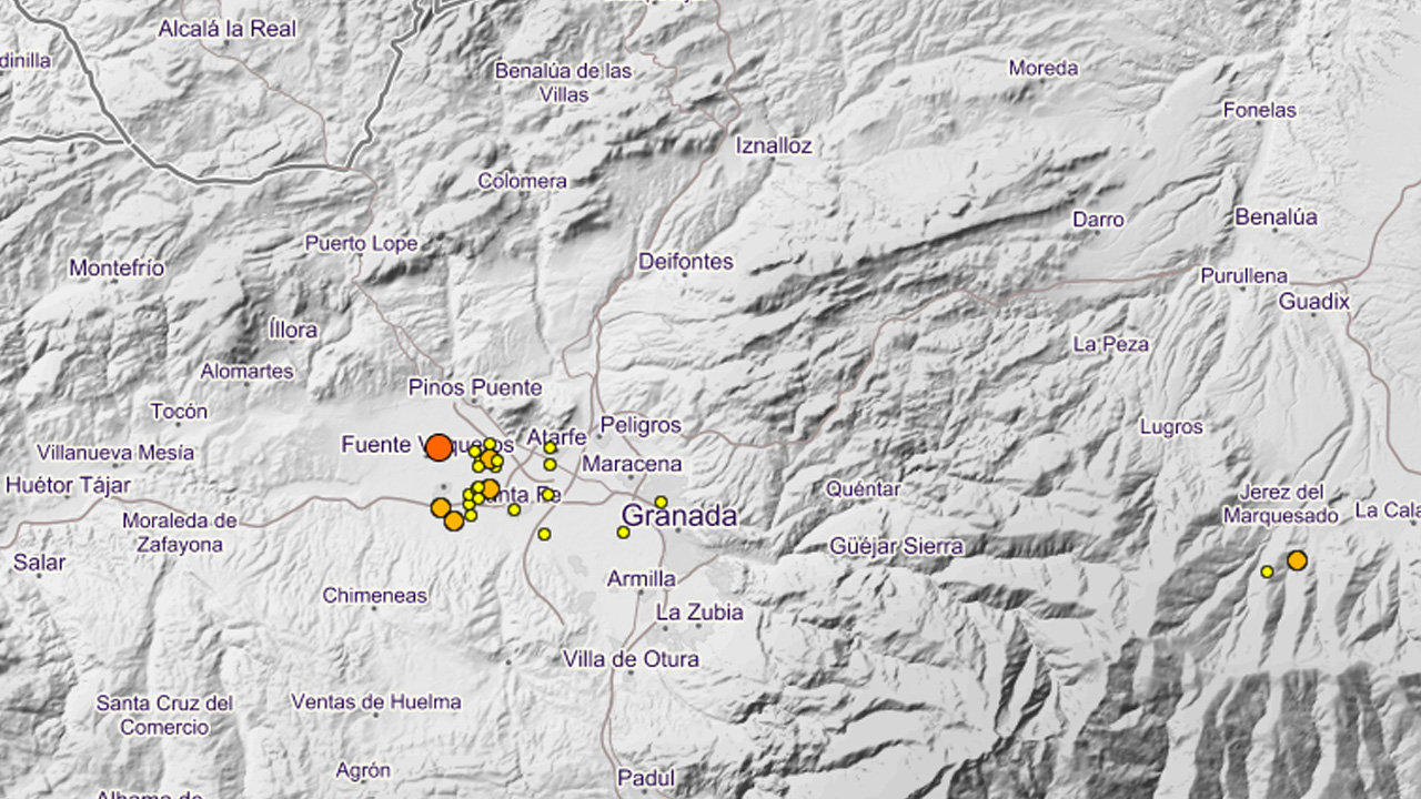 Se siguen produciendo terremotos de baja intensidad en la provincia en las últimas horas