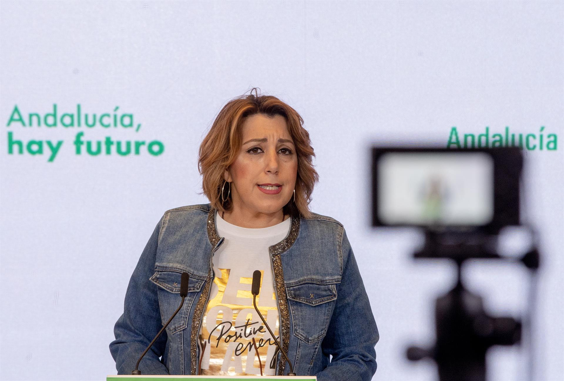 Susana Díaz: «Desgraciadamente la estabilidad de Andalucía depende de la extrema derecha»