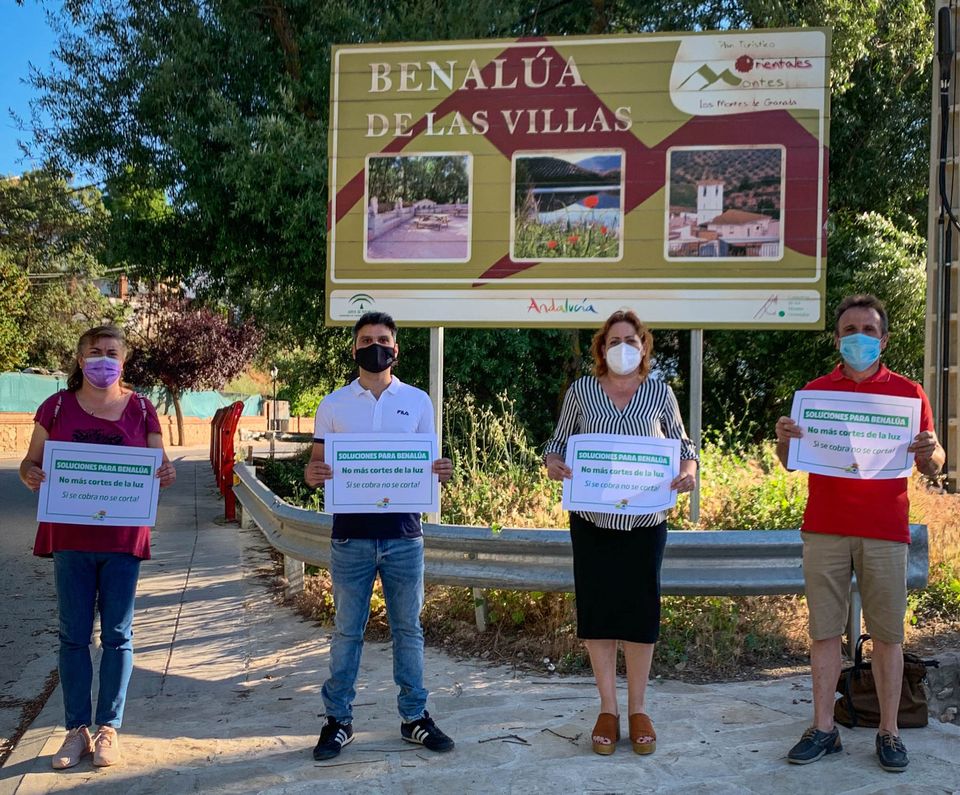 IU exige a Diputación un plan contra los cortes de luz en Benalúa de las Villas