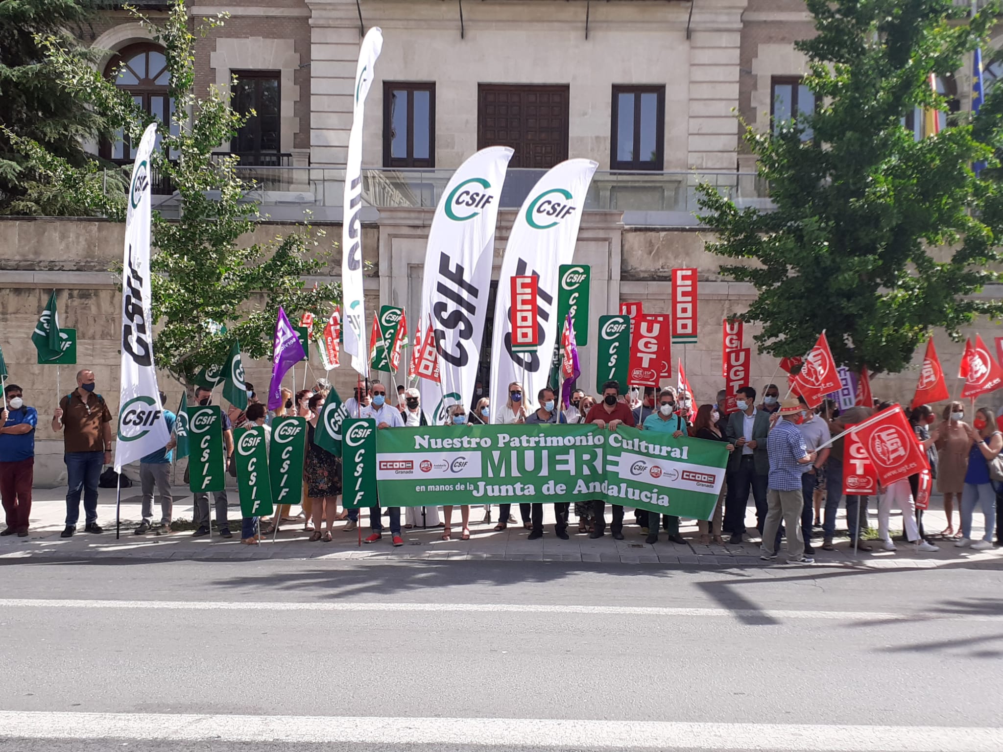 Continúan las protestas por la falta de personal en los centros de Cultura dependientes de la Junta de Andalucía