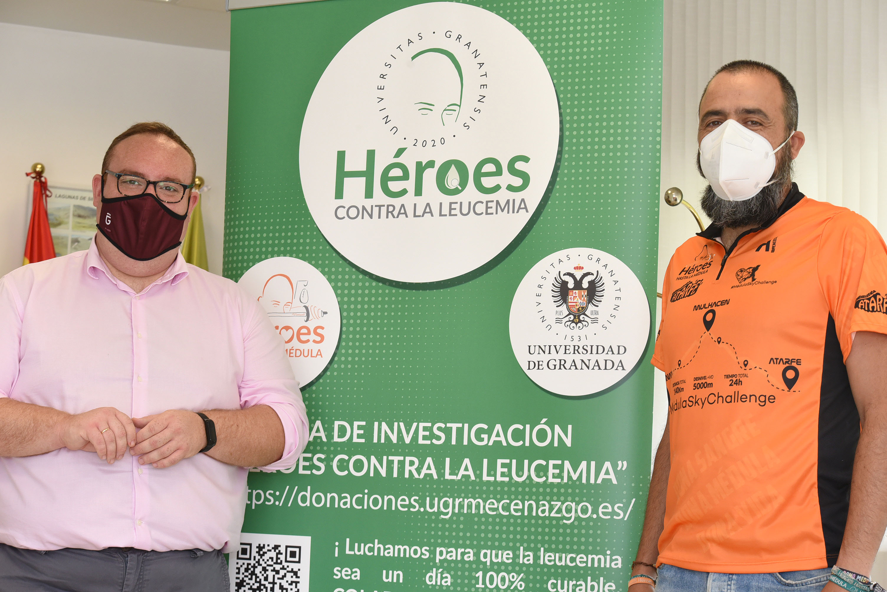 Apoyo de la Diputación al reto solidario de “Héroes contra la leucemia”