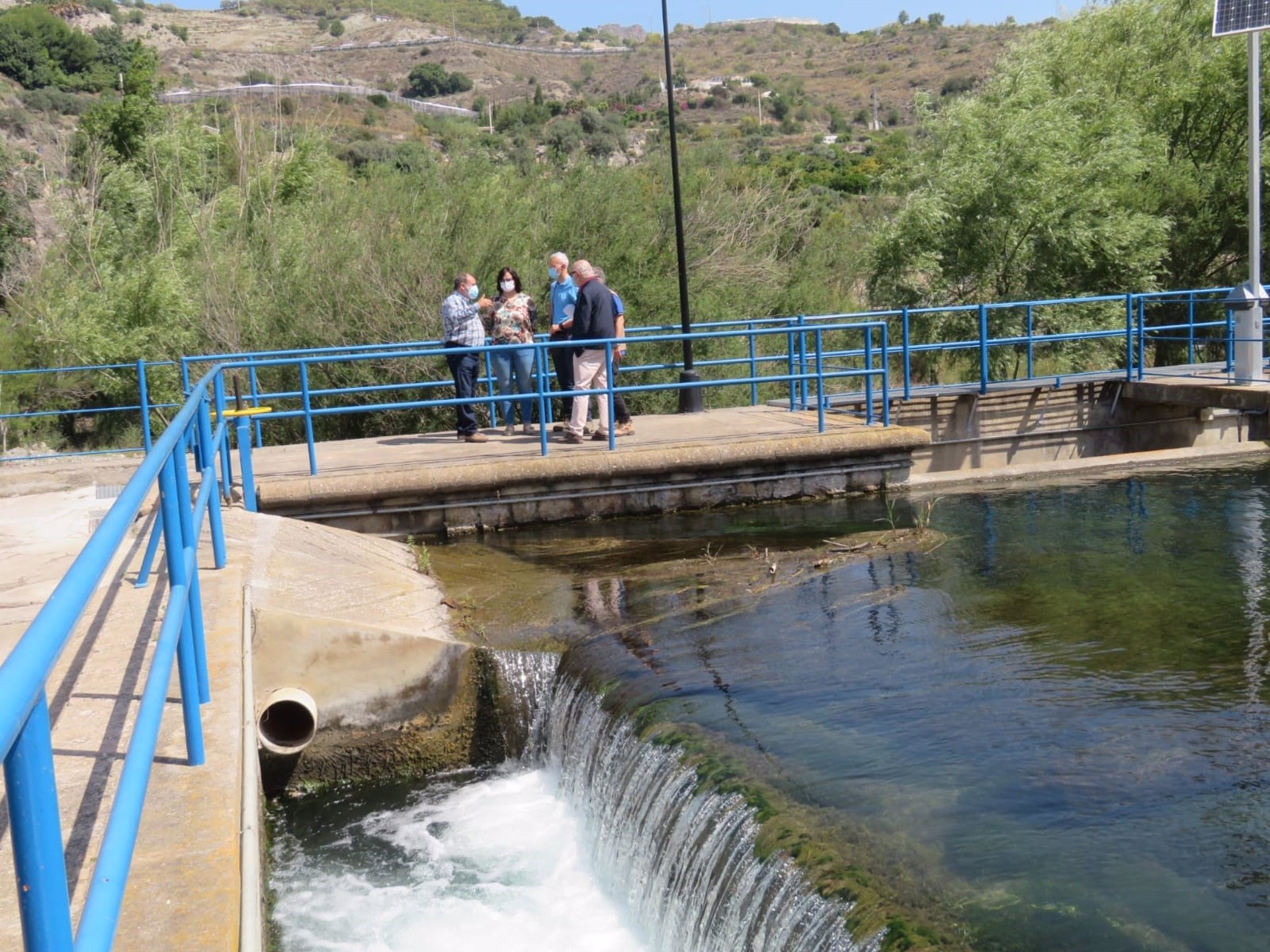 La Junta finaliza los trabajos de reparación del Camino del Canal Cota 100 en Salobreña