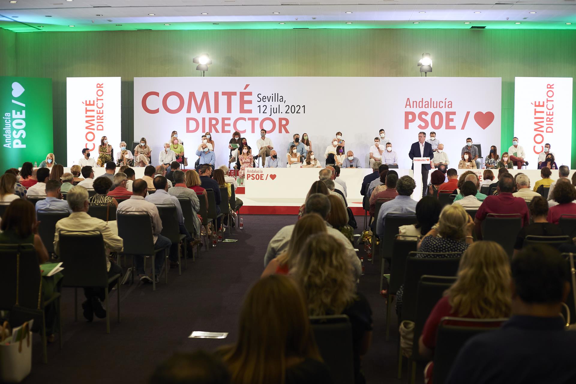 El PSOE-A ciñe a este martes el plazo de presentación de precandidaturas a su Secretaría General