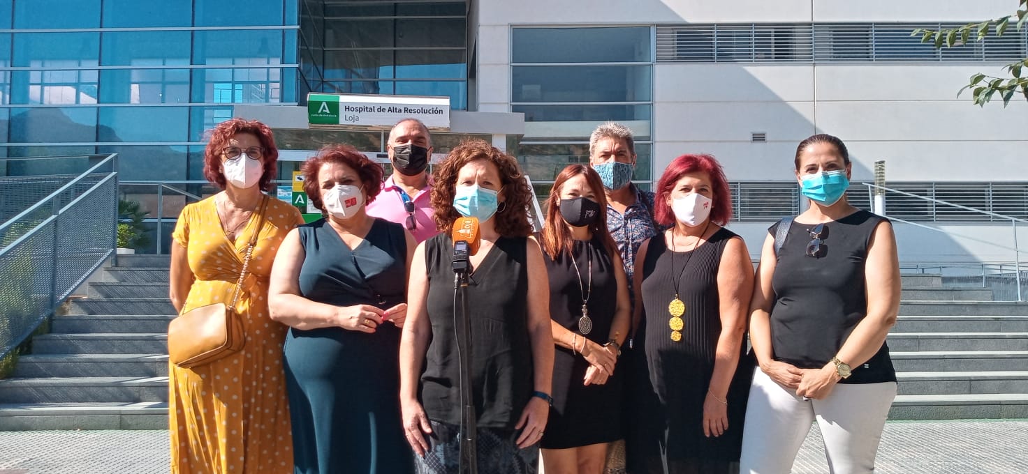 El PSOE lamenta el “abandono” de la sanidad en Loja y su comarca y denuncia el desmantelamiento del hospital