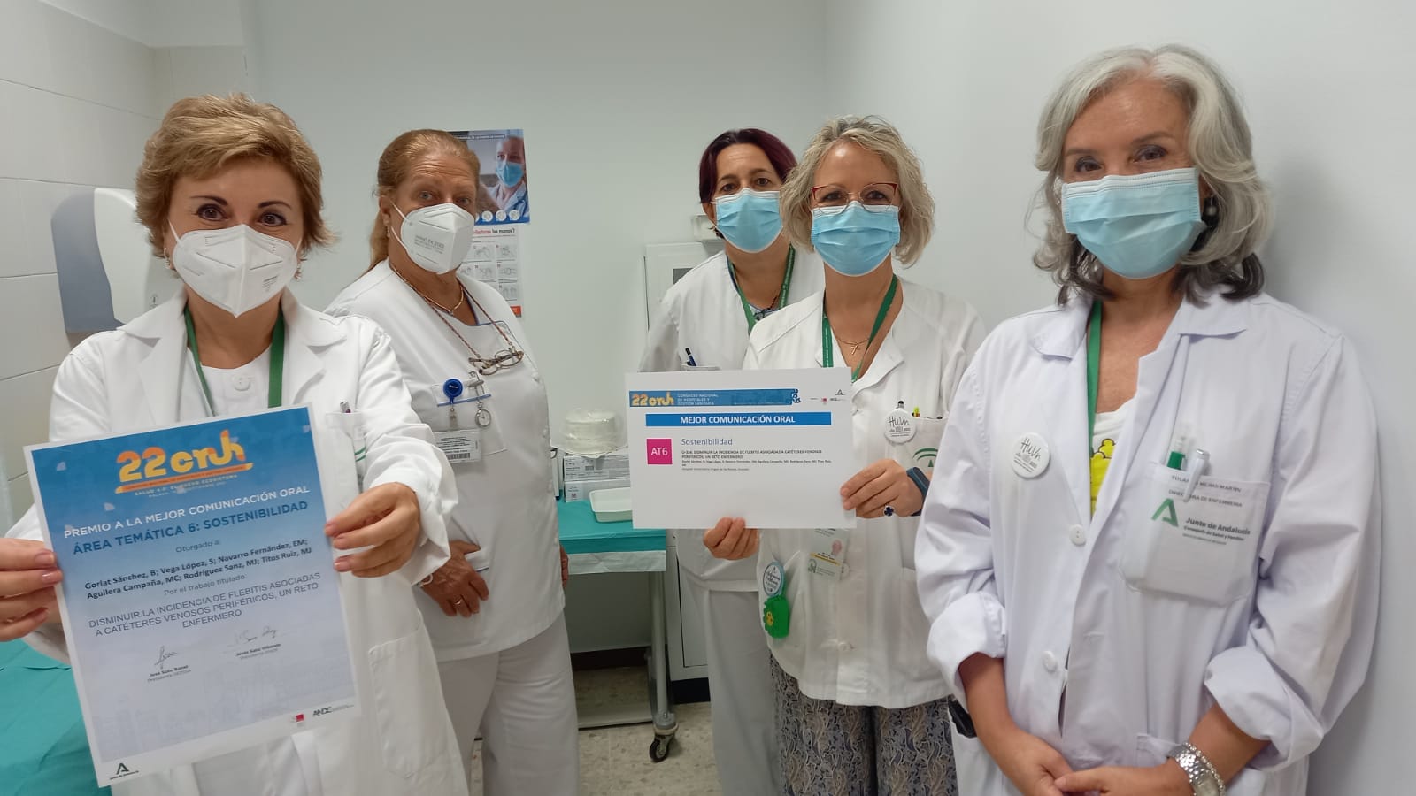 Premian al Hospital Virgen de las Nieves por un protocolo para reducir la flebitis