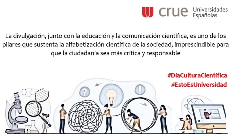 Crue conmemora el Día Internacional de la Cultura Científica