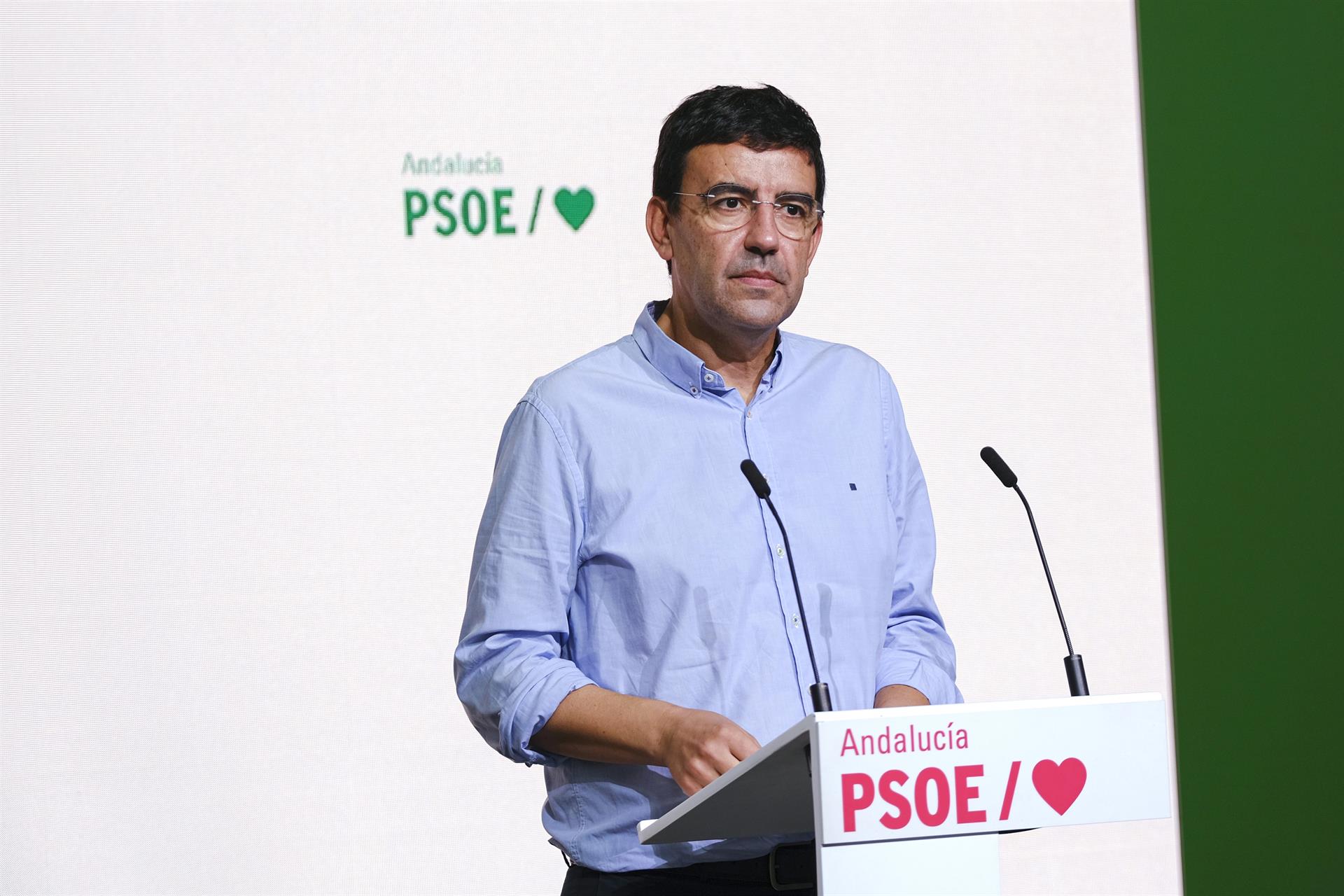 PSOE-A pide a Moreno que «ponga en su sitio» a Marín, que está «usurpando sus competencias» sobre fecha de elecciones