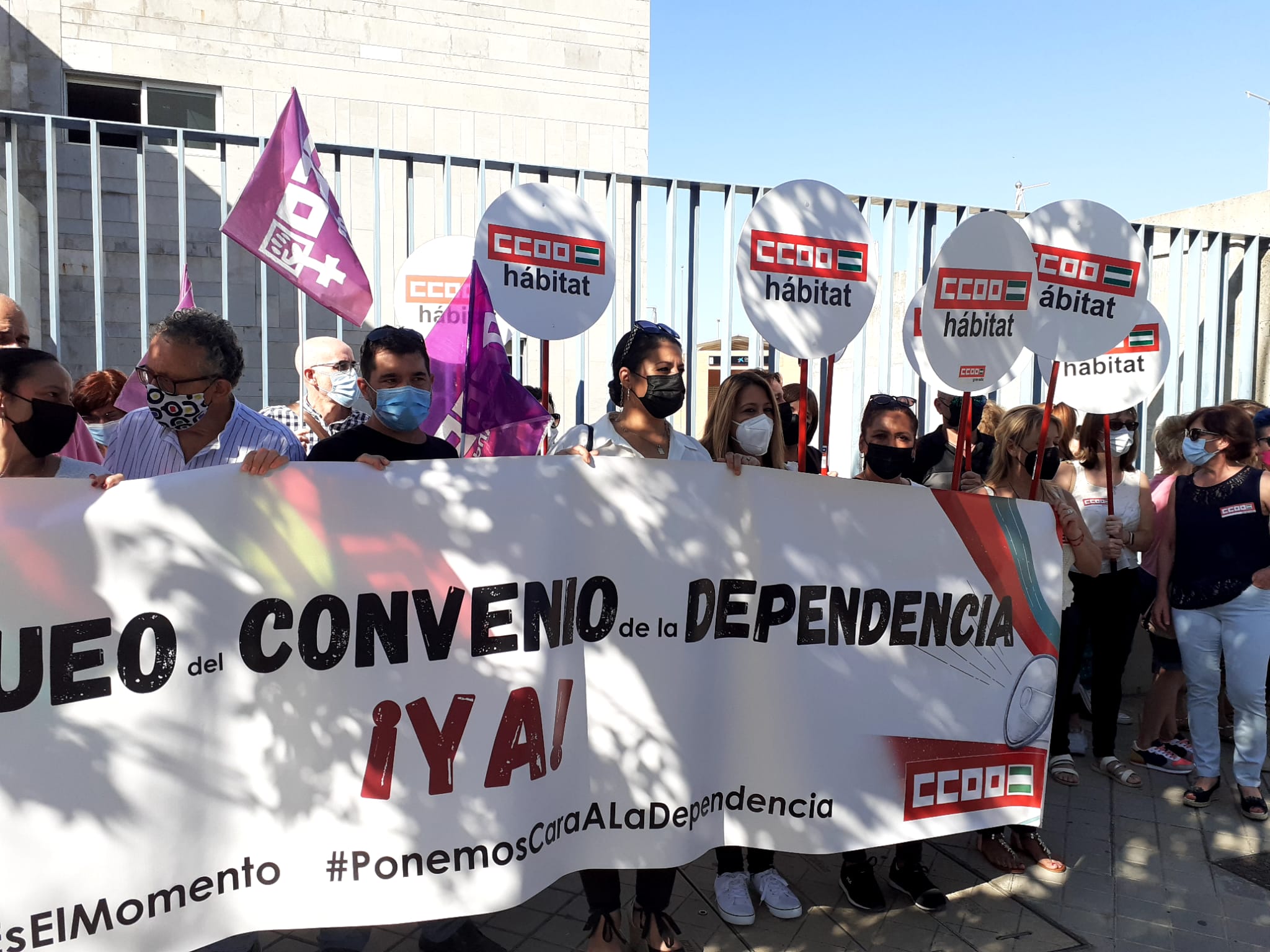 CCOO se moviliza para reclamar el desbloqueo del convenio del sector de la Dependencia