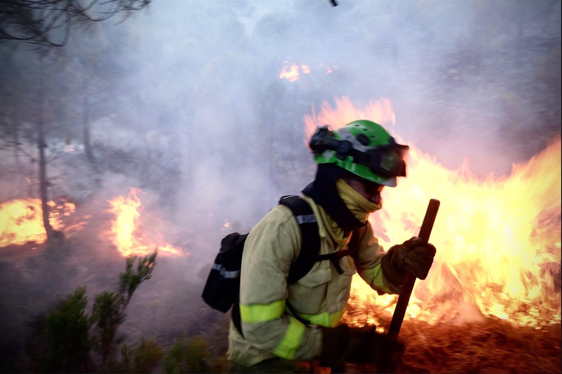 Unidas Podemos pedirá esta semana un grupo de trabajo en el Parlamento en torno a grandes incendios forestales