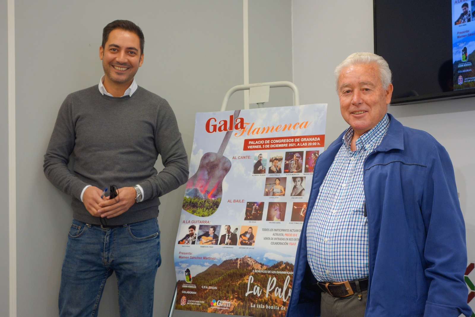 Organizan una gala flamenca solidaria en beneficio de los damnificados del volcán de La Palma