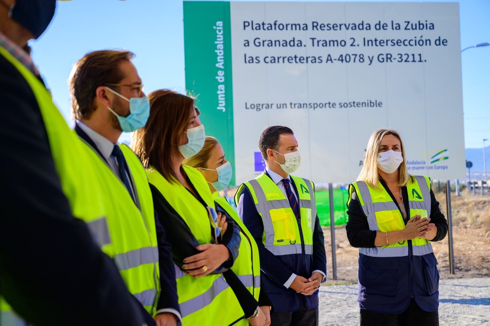 La Junta inicia la construcción de la plataforma reservada de acceso a Granada desde La Zubia