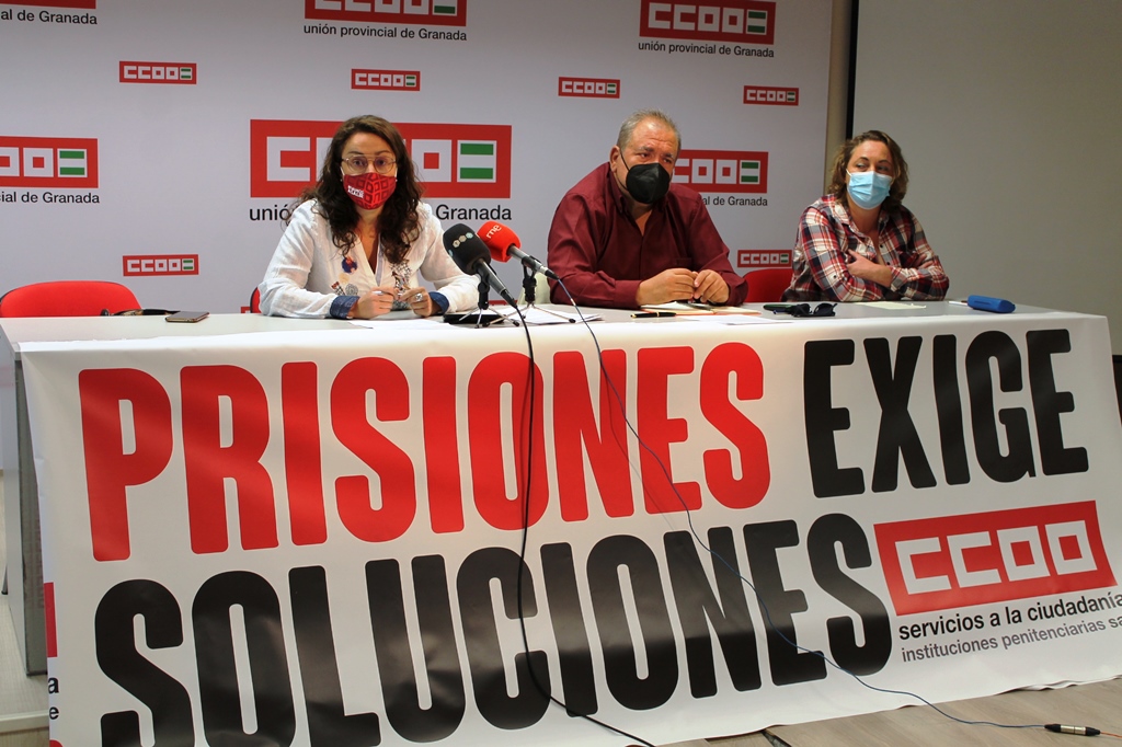 CCOO denuncia la falta de 100 efectivos de prisiones en la cárcel de Albolote, la segunda más masificada de Andalucía