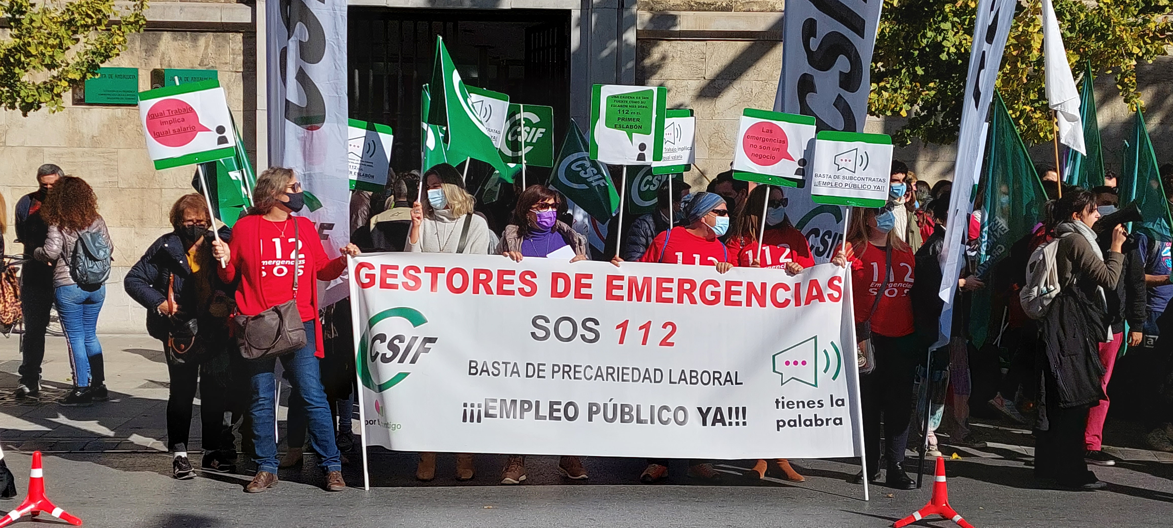CSIF Granada reclama a la Junta que garantice las condiciones laborales de la plantilla de Emergencias 112