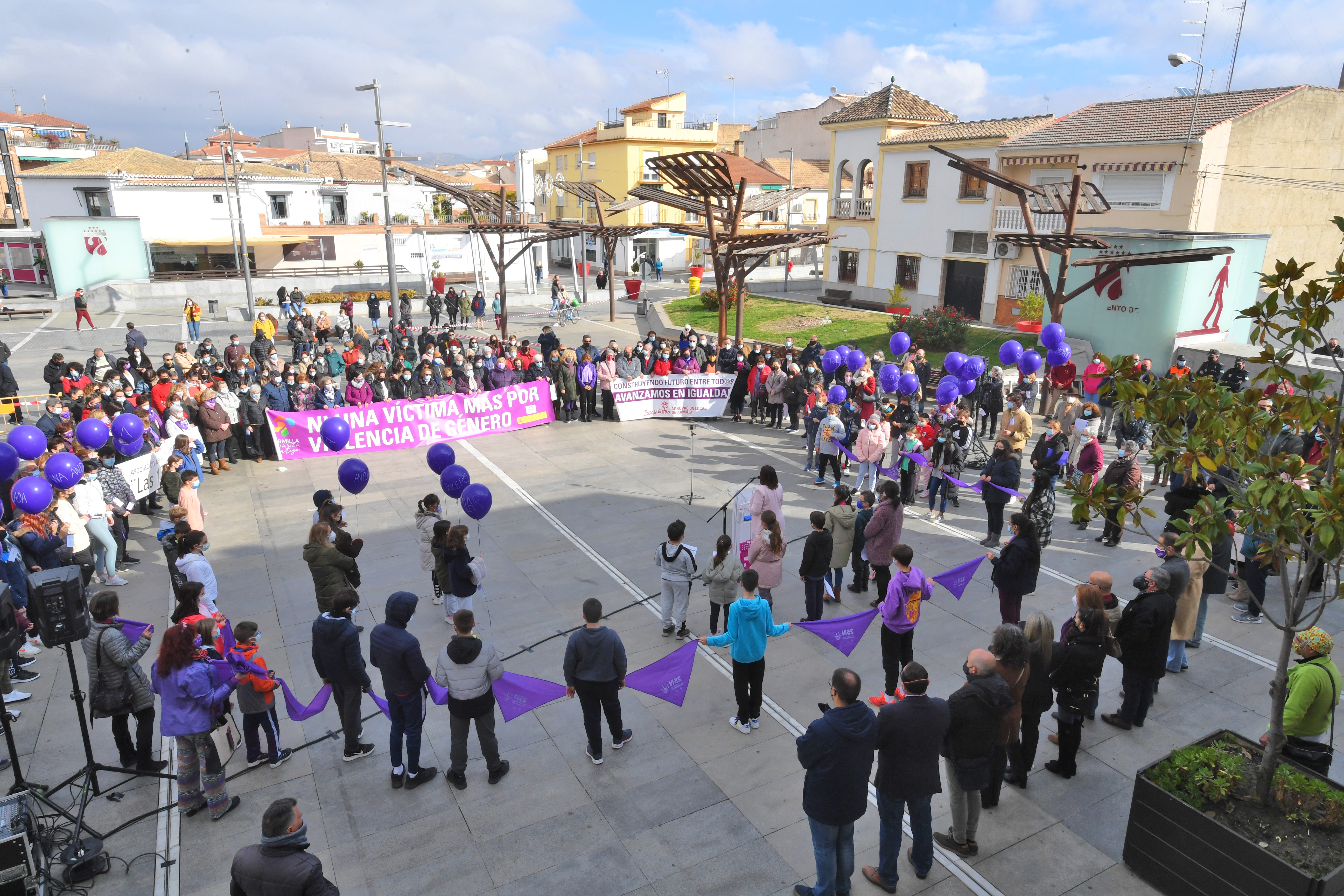 La alcaldesa de Armilla pide unidad para luchar contra la violencia de género