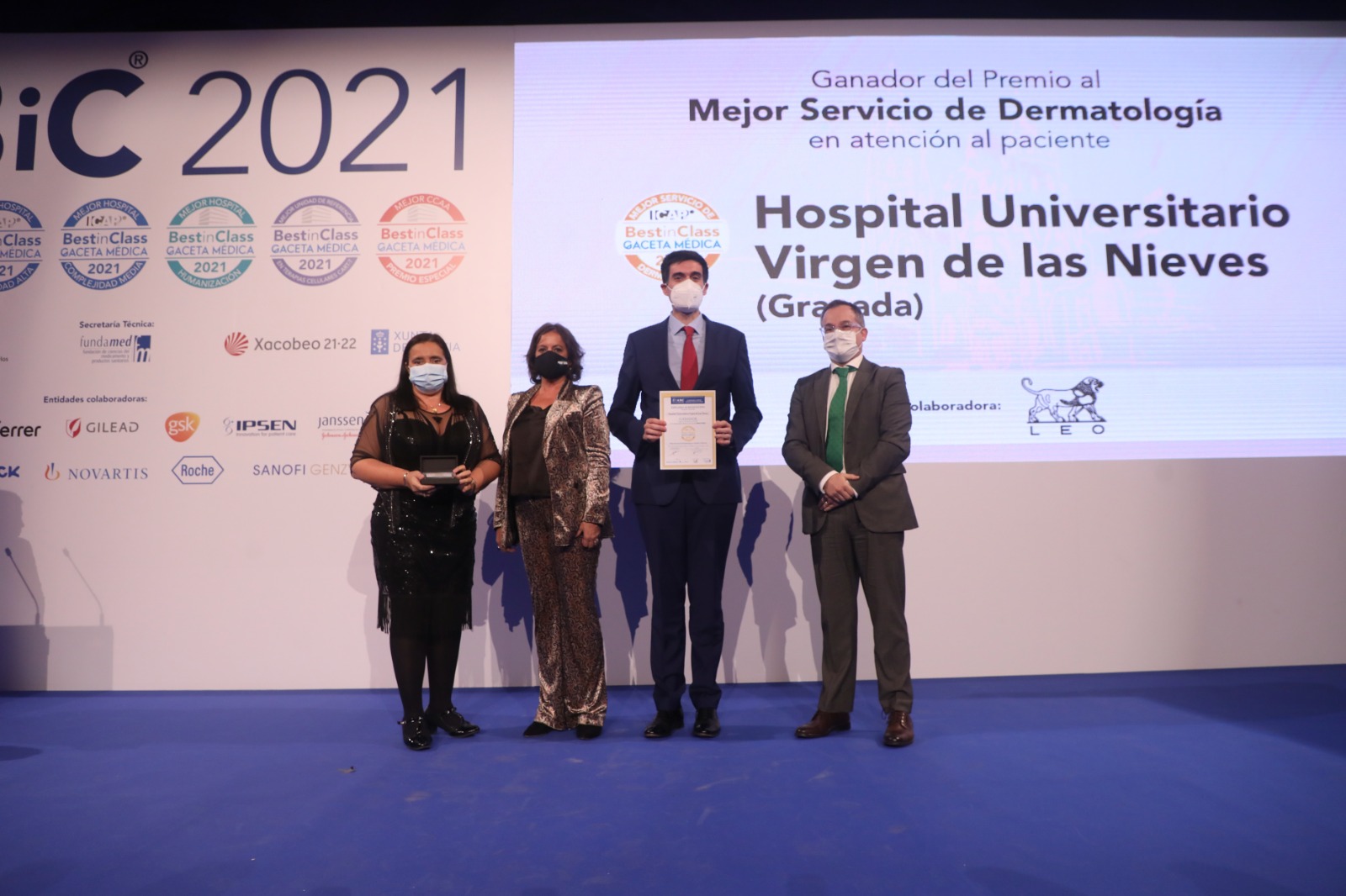 Dermatología del Hospital Virgen de las Nieves recibe por segundo año consecutivo el premio Best In Class