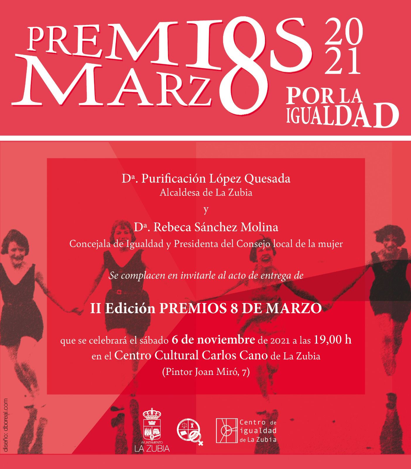 La magistrada Inmaculada Montalbán recibe el ‘Premio 8 de Marzo por la Igualdad’ del Ayuntamiento de La Zubia