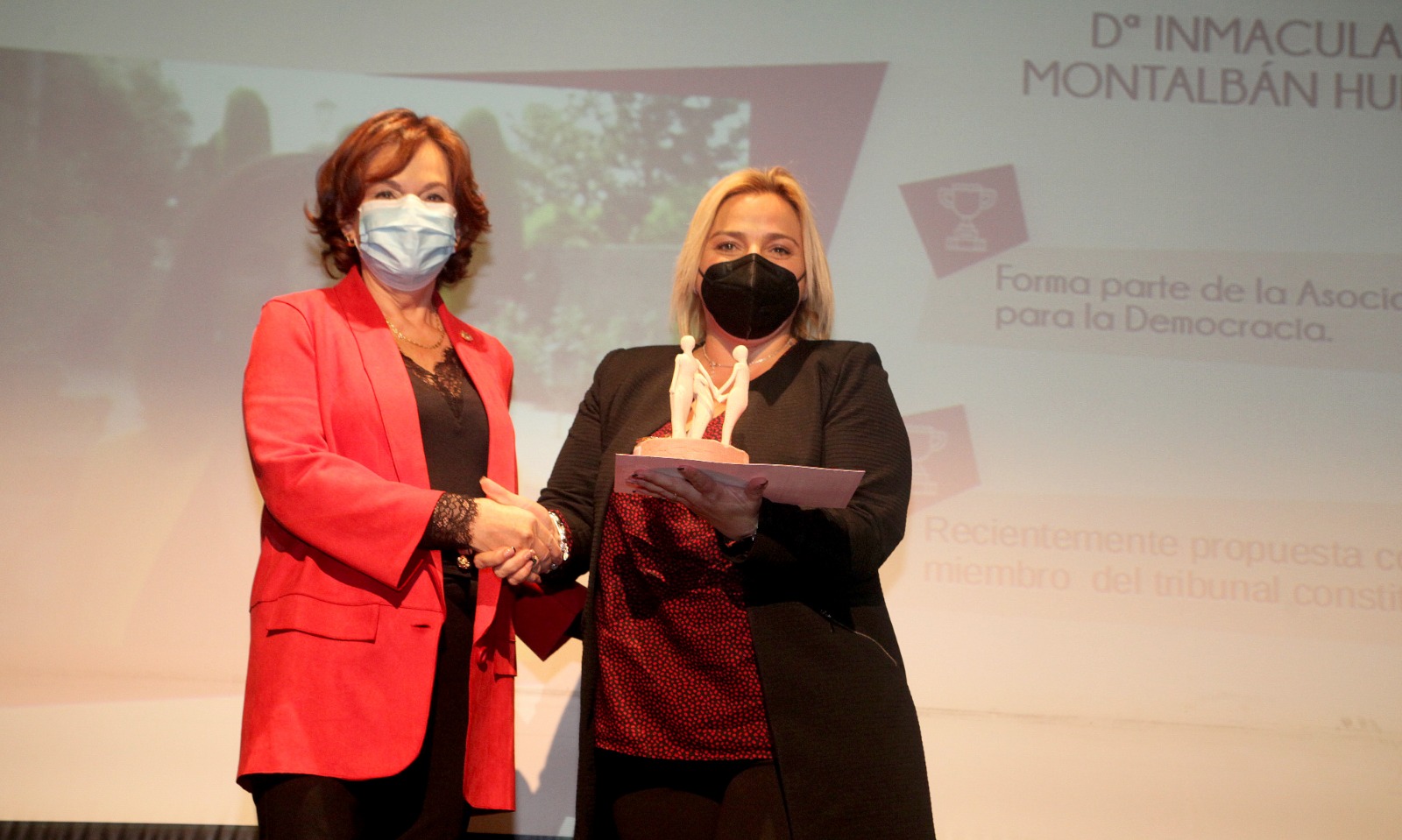 La magistrada Inmaculada Montalbán recibe el ‘Premio 8 de Marzo por la Igualdad’ del Ayuntamiento de La Zubia